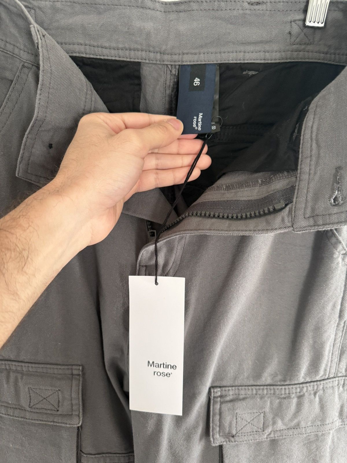 Martine Rose Martine Rose 11 Pocket Twist Seam Work Cargo Pants Gray Size US 30 / EU 46 - 20 Thumbnail