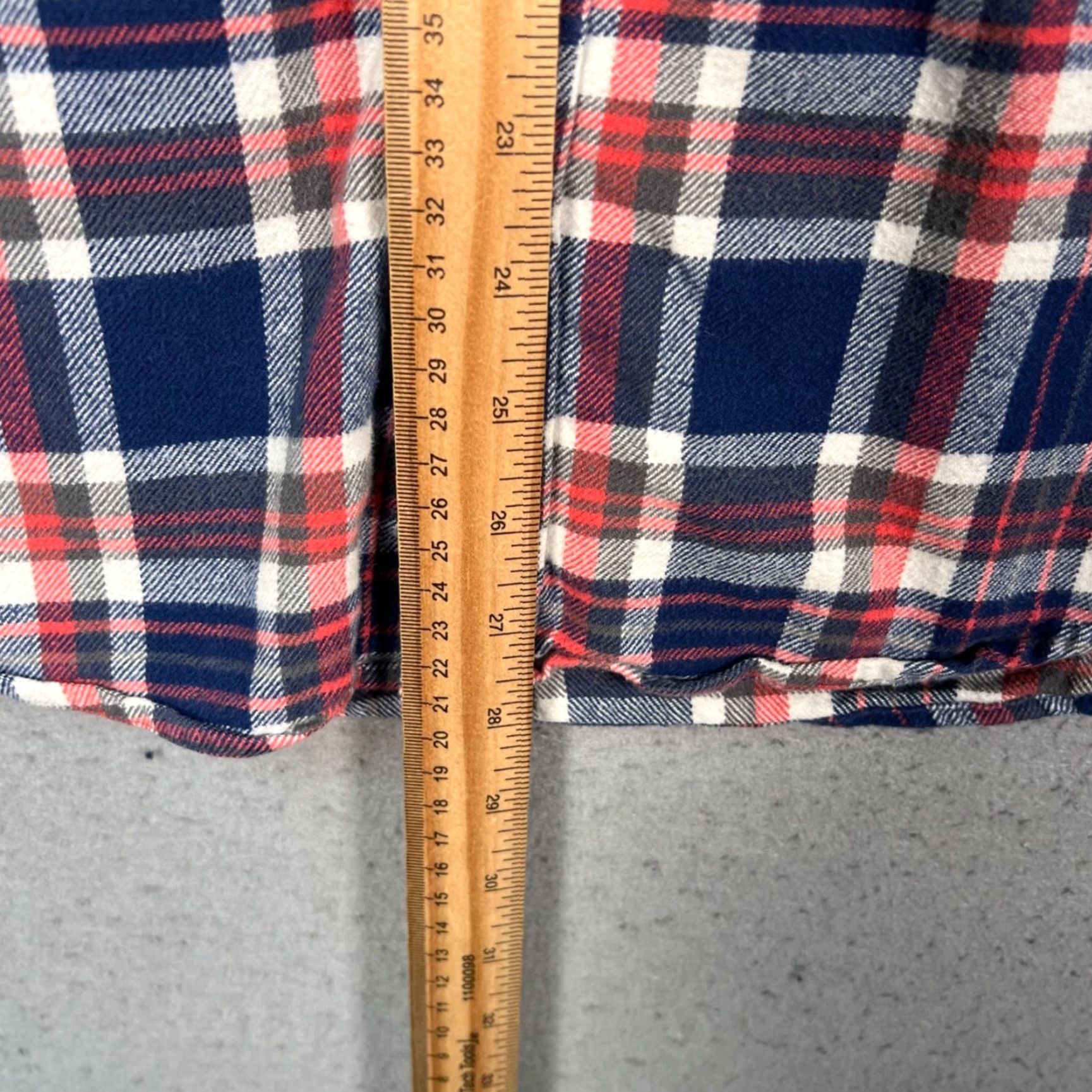 J.Crew J. Crew Shirt Men M Red Blue Plaid Flannel Classic Fit Midweight Double Brush Size US M / EU 48-50 / 2 - 7 Thumbnail