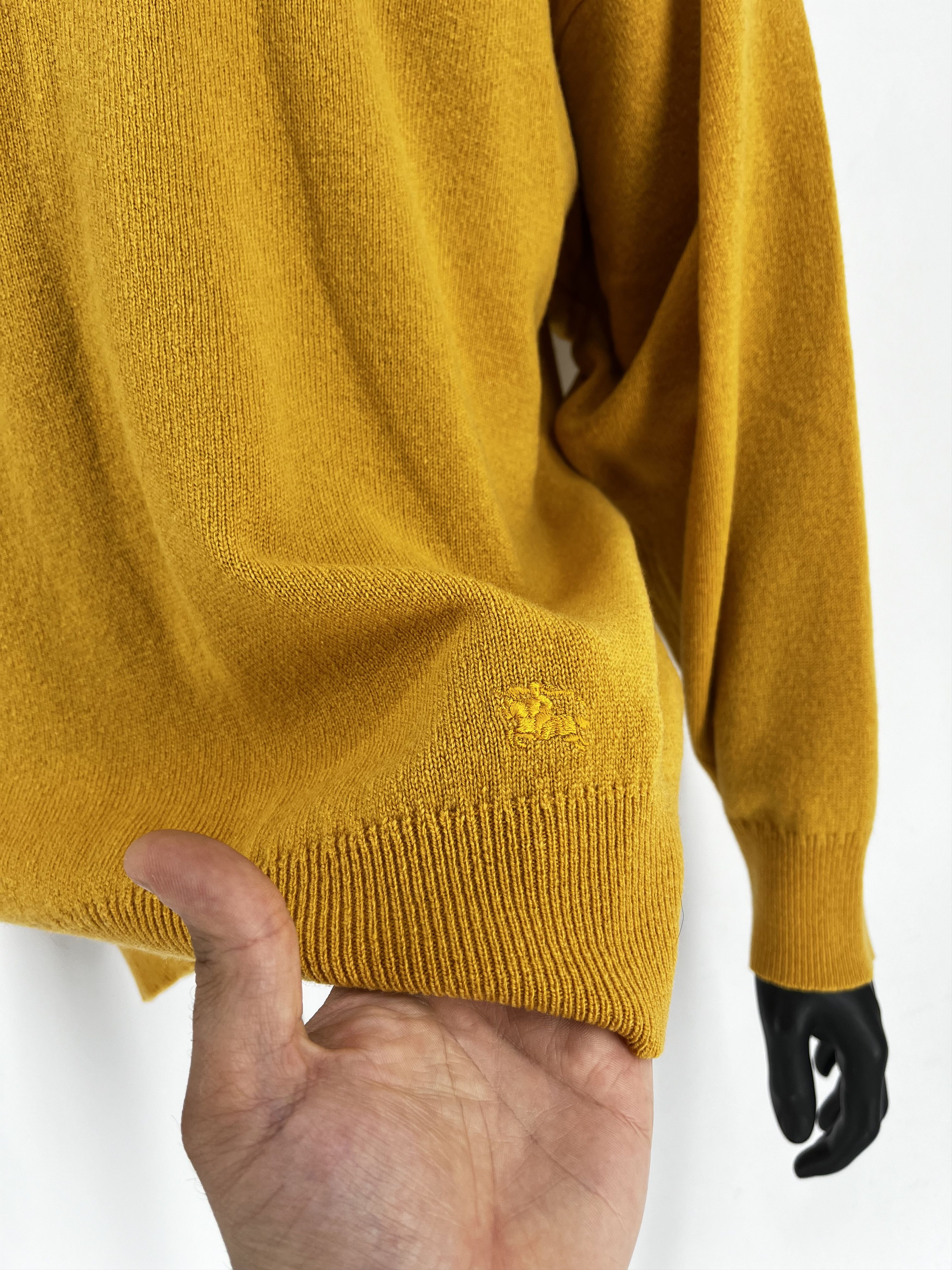 Burberry × Burberry Prorsum × Vintage Vintage BURBERRYS Jumper Sweater Polo Lambswool 90s Size US L / EU 52-54 / 3 - 5 Thumbnail