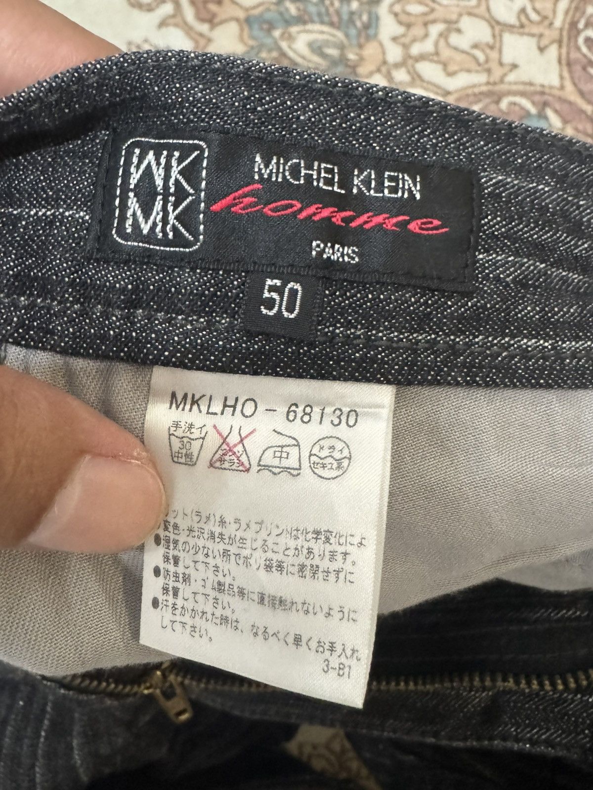 Hysteric Glamour × Vintage Vintage Michel Klein Homme Stripes Jeans Size US 32 / EU 48 - 10 Thumbnail