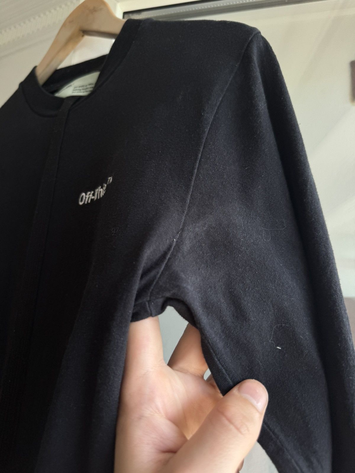 Off-White Off-White Black Long Sleeve Mini Logo Size US S / EU 44-46 / 1 - 10 Thumbnail