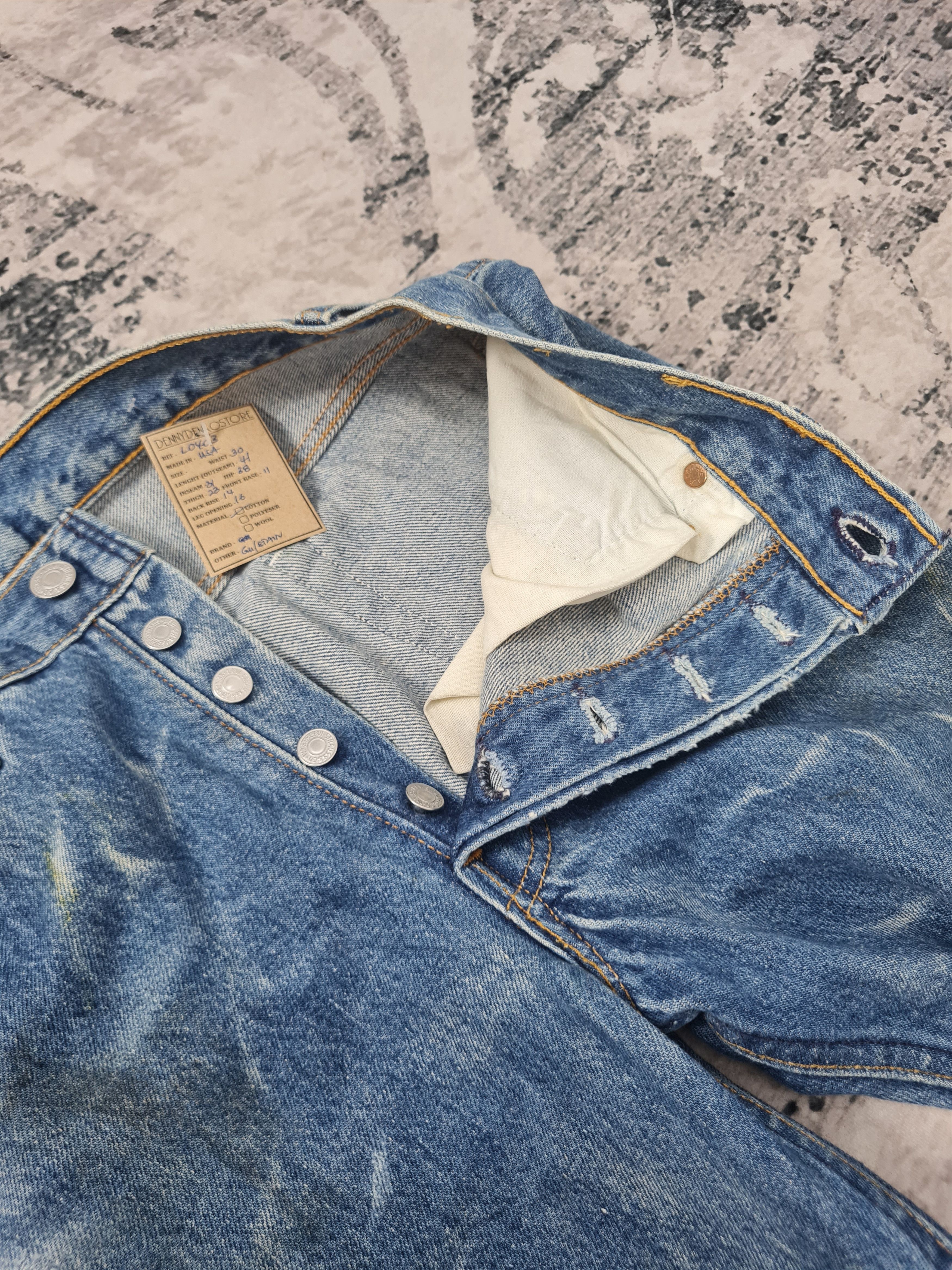 Levi's Vintage Clothing Vtg 90's LEVIS 501 Bleach Design Rust Jeans L0403 Size 30X31 Size US 30 / EU 46 - 17 Thumbnail