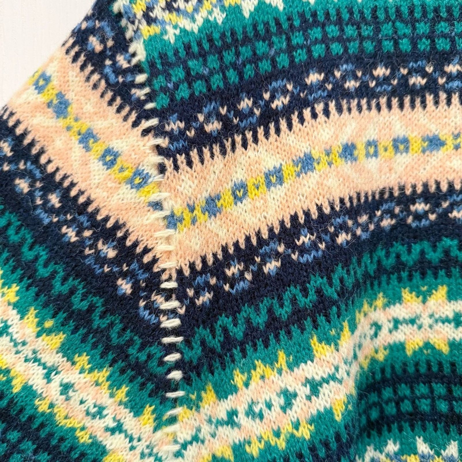 Urban Outfitters Urban Outfitters Hudson Fair Isle Crew Neck Sweater M Size US M / EU 48-50 / 2 - 5 Thumbnail