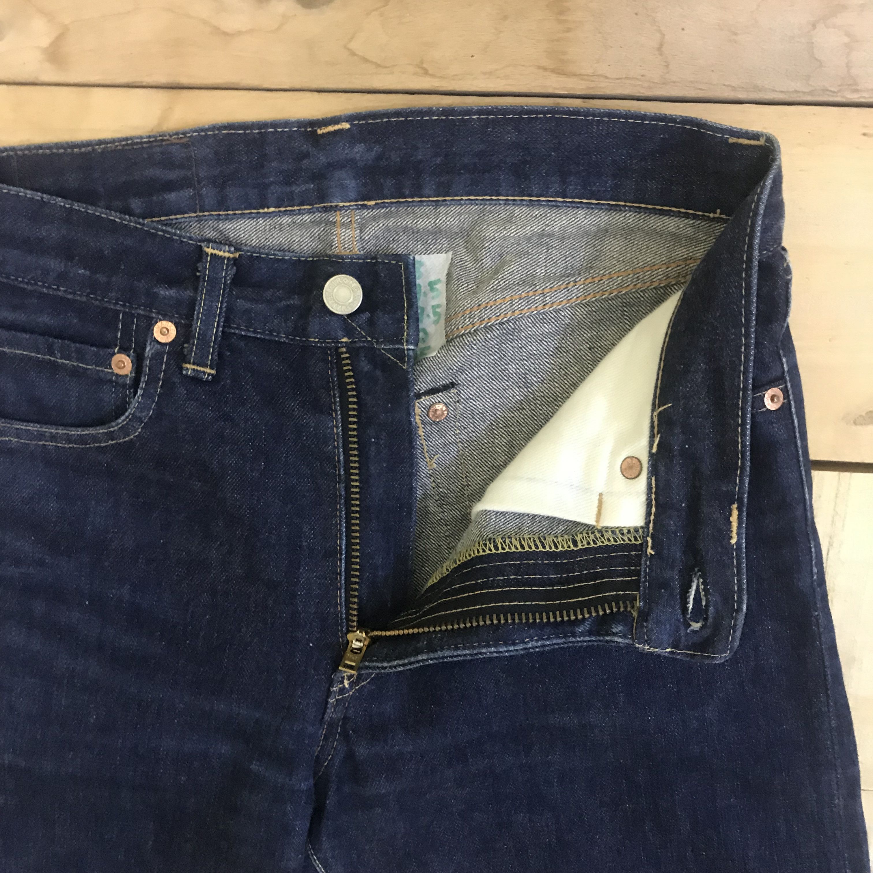 Blue Blue Japan × Japanese Brand X278 VTG BLUE BLUE JAPAN INDIGO BLUE SLIM FIT DENIM Size US 28 / EU 44 - 5 Thumbnail