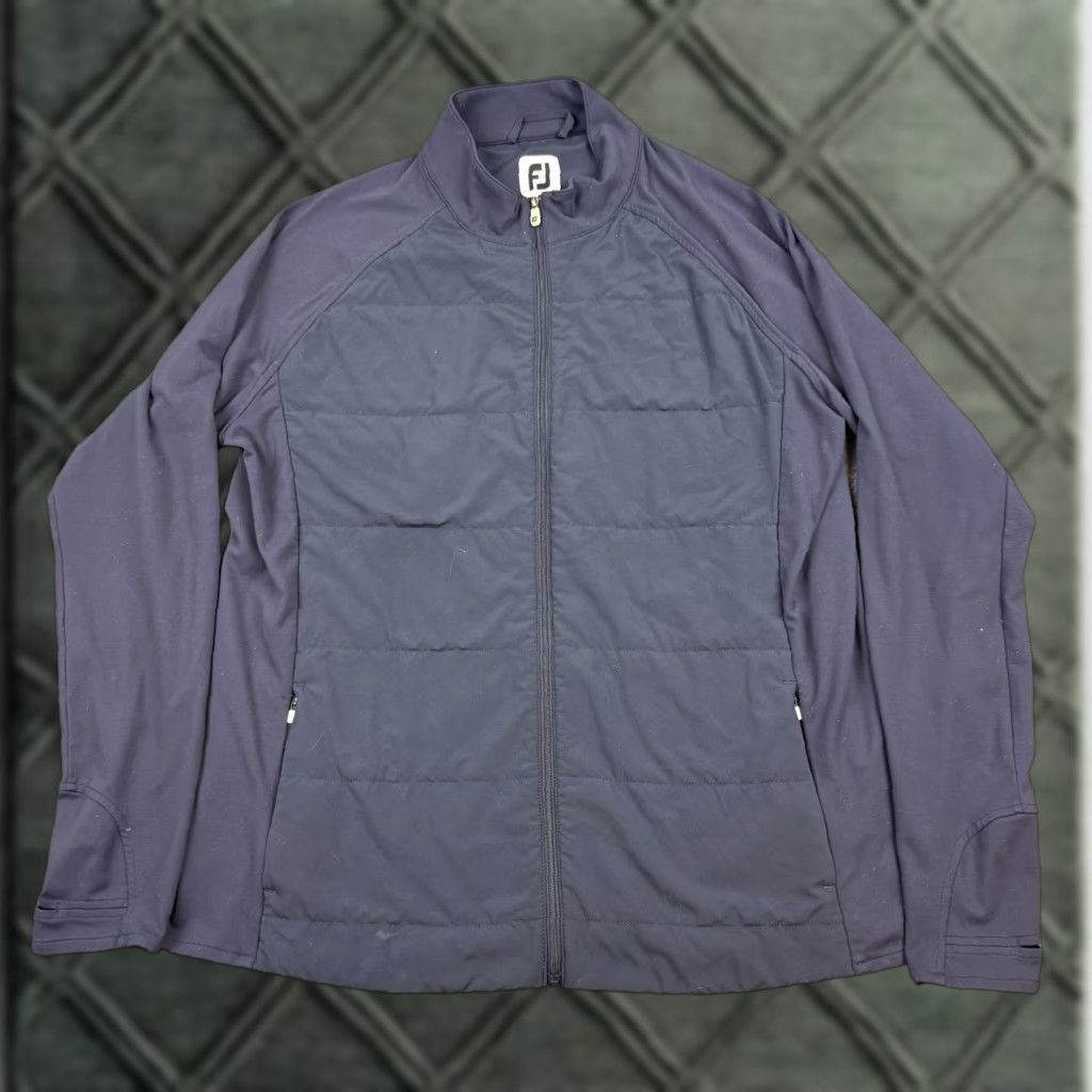 Footjoy FootJoy Jacket Womens XL Blue Full Zip Puffer Golf Performance Size XL / US 12-14 / IT 48-50 - 1 Thumbnail