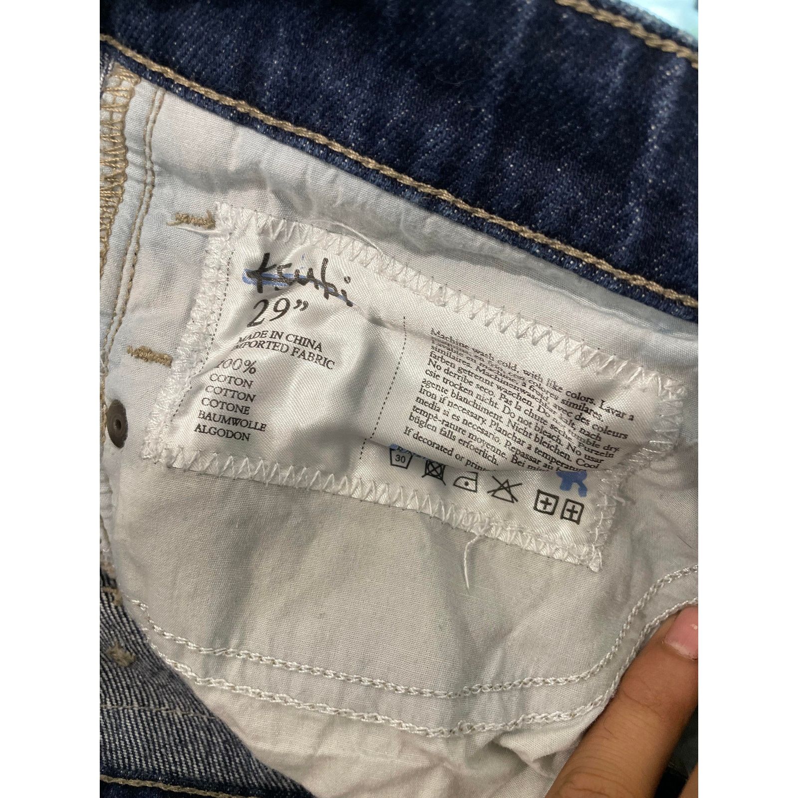 Ksubi Ksubi Dark Wash Jeans Size US 29 - 3 Thumbnail
