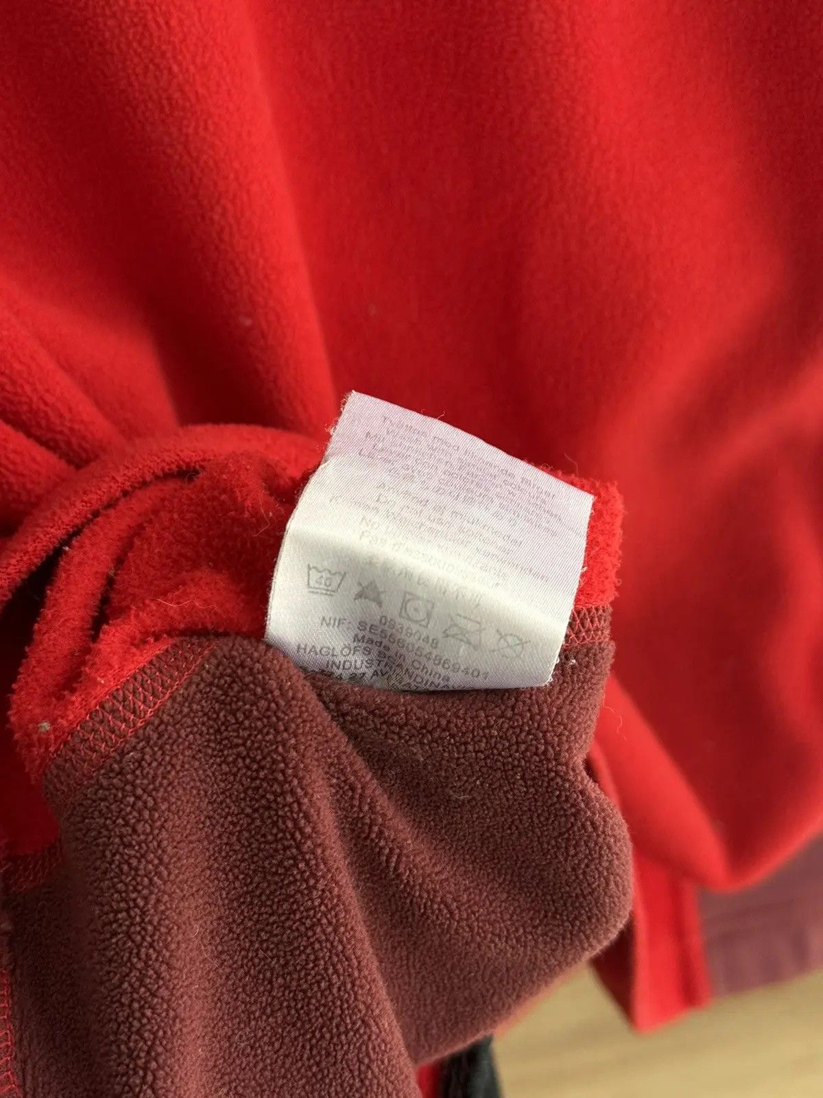 Haglofs × Vintage Vintage Haglofs Astro Scandinavian Red W’ Fleece Jacket Size L / US 10 / IT 46 - 13 Thumbnail