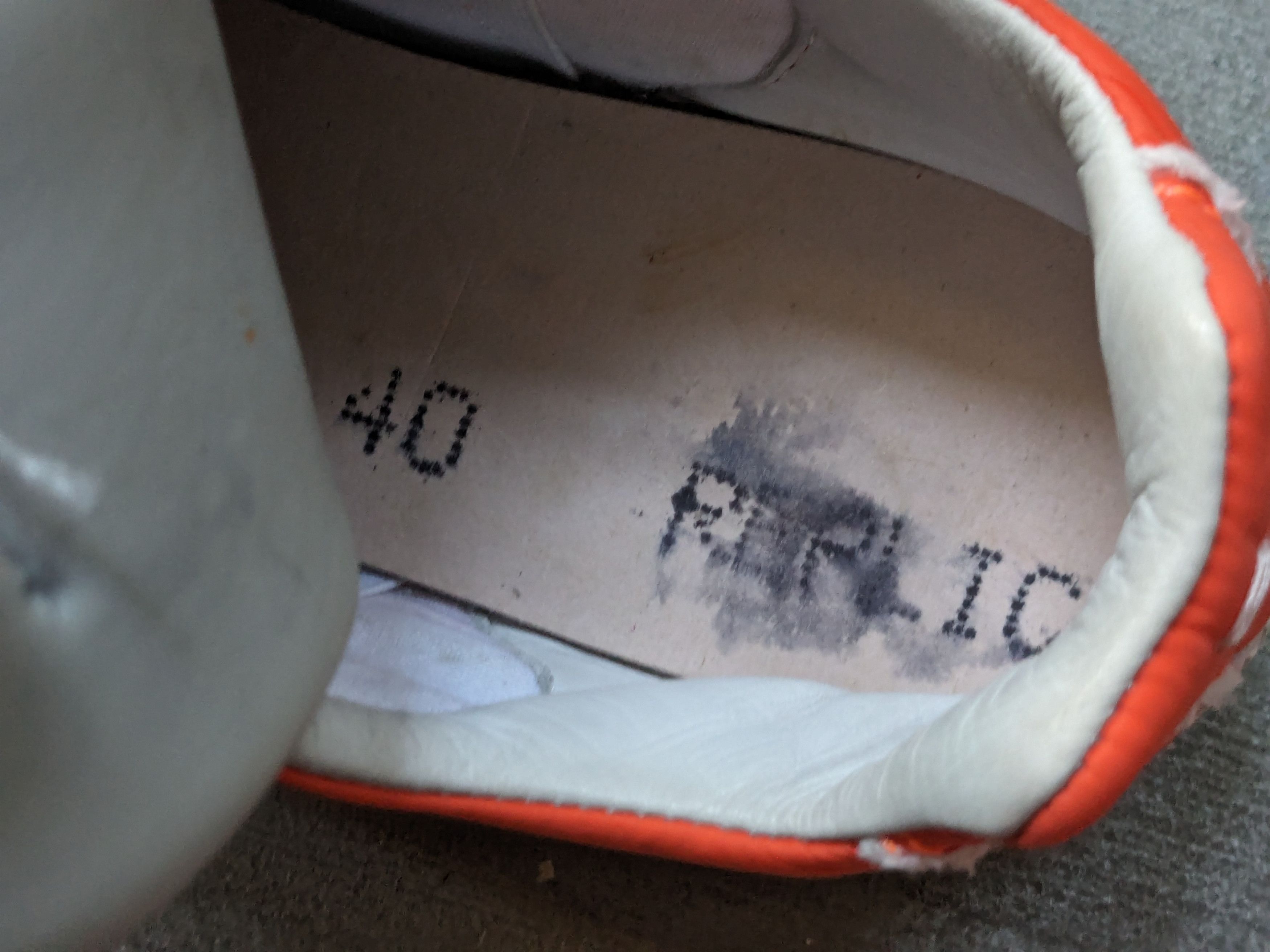 Maison Margiela Maison Margiela GAT Replica Orange White 7 40 Leather Size US 7 / EU 40 - 7 Thumbnail