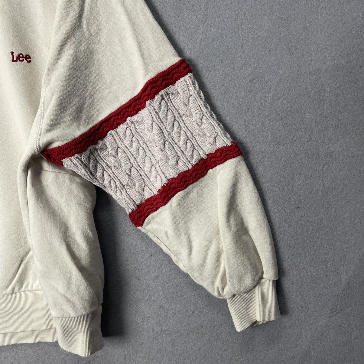 Lee 1980s–1990s Lee Union Made Color-Block Crewneck Sweatshirt Size US M / EU 48-50 / 2 - 4 Thumbnail