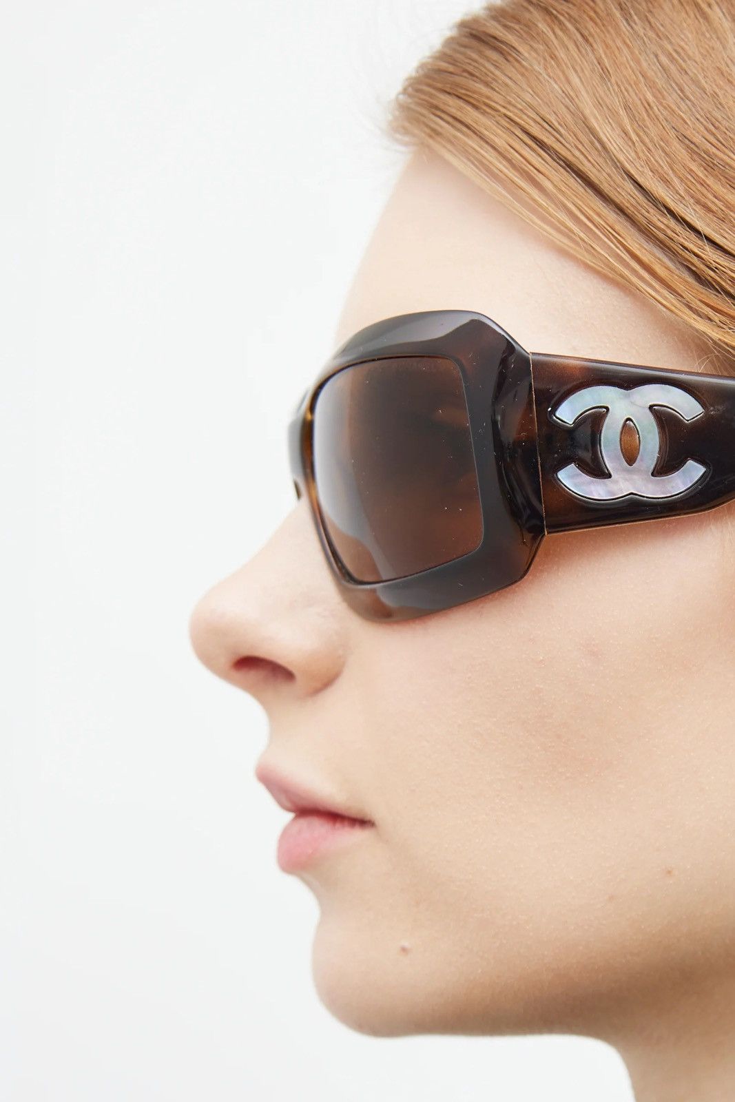 Chanel mother of pearl sunglasses online