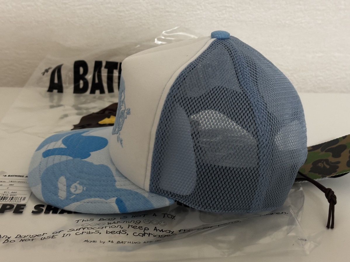 Bape Authentic ape bape ICY bape trucker mesh hat cap new Size ONE SIZE - 4 Thumbnail
