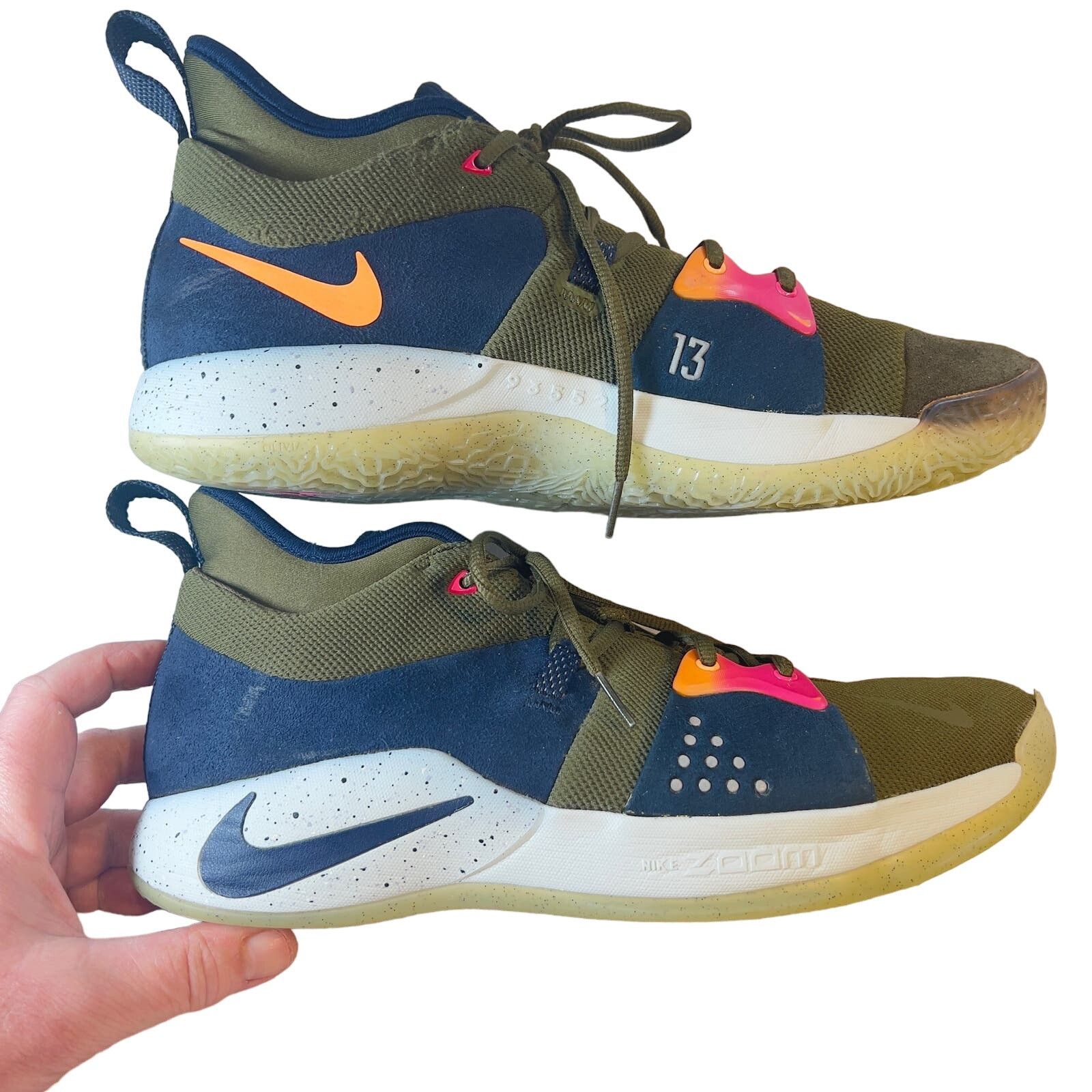 Nike Nike PG 2 Paul George 2 ACG Olive Canvas Sz13 AJ2039 300 Size US 13 / EU 46 - 1 Thumbnail