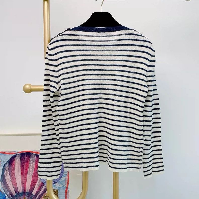 Dior Dior Gray letter pattern round-neck long-sleeved knitwear Size XS / US 0-2 / IT 36-38 - 2 Thumbnail