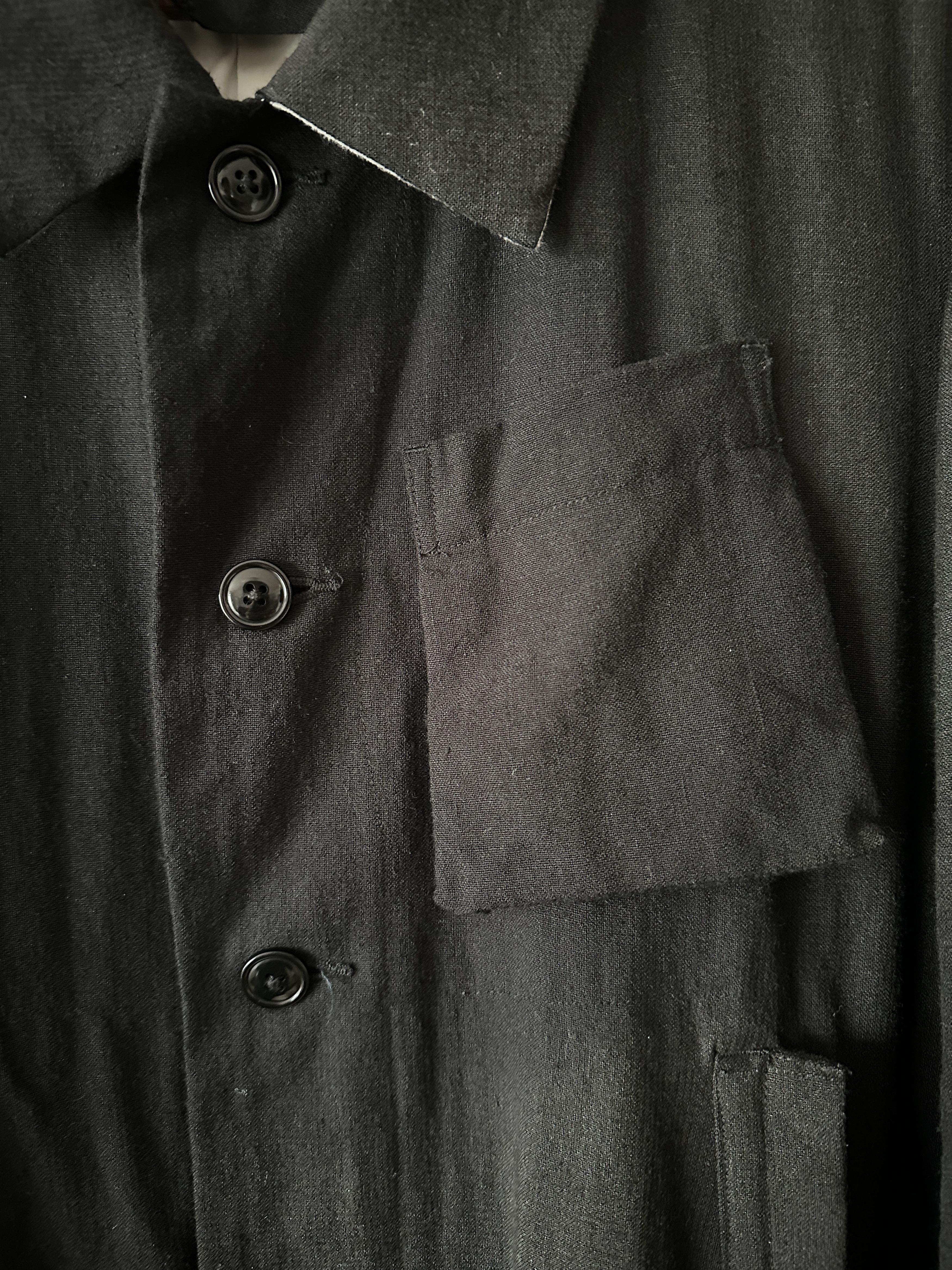 KLASICA KLASICA Kistel Linen Wool Monotone Hound Tooth Coat 21AW Size US M / EU 48-50 / 2 - 4 Thumbnail