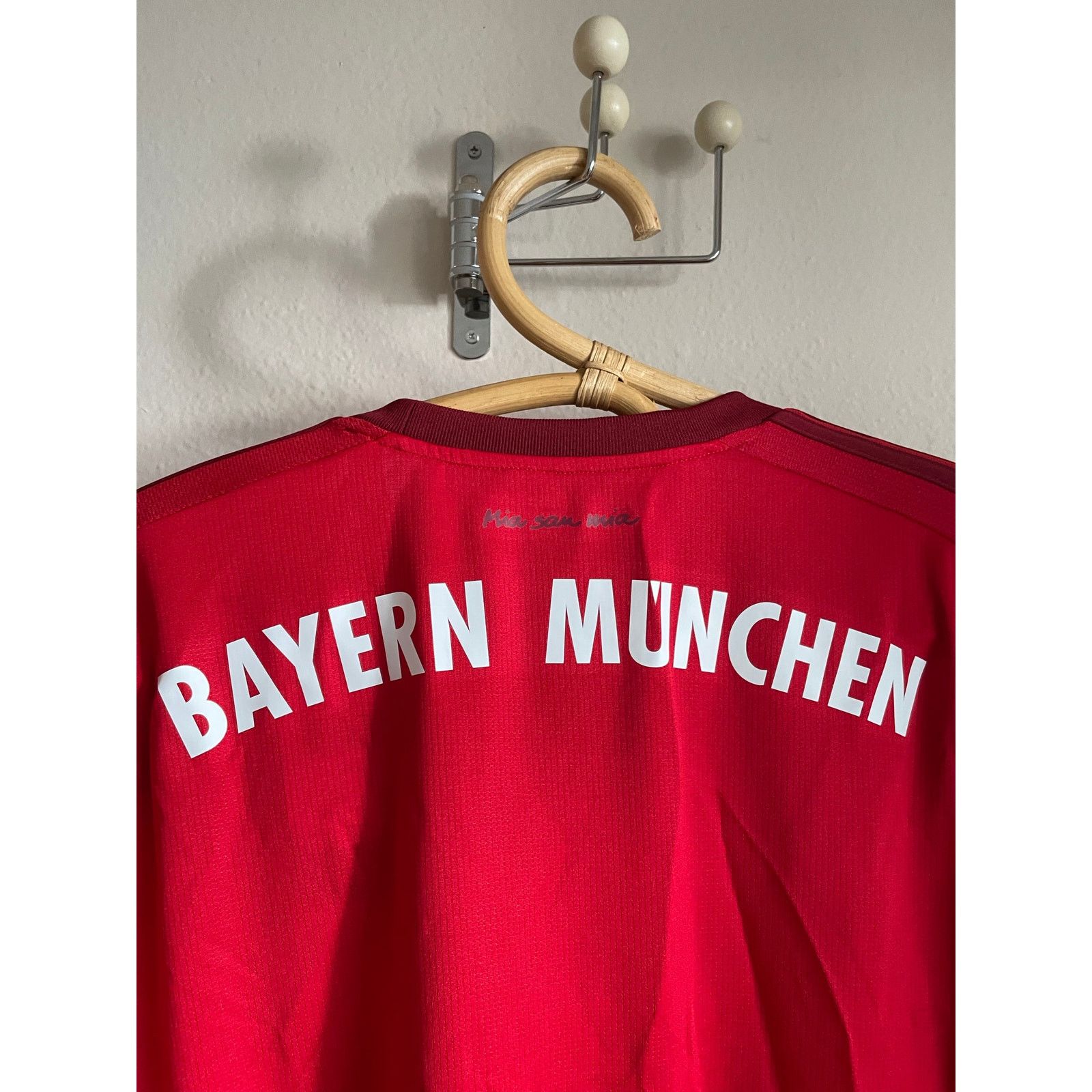 Adidas Adidas Bayern Munich Munchen 2015 Home Jersey Red X-Large XL Size US XL / EU 56 / 4 - 3 Thumbnail