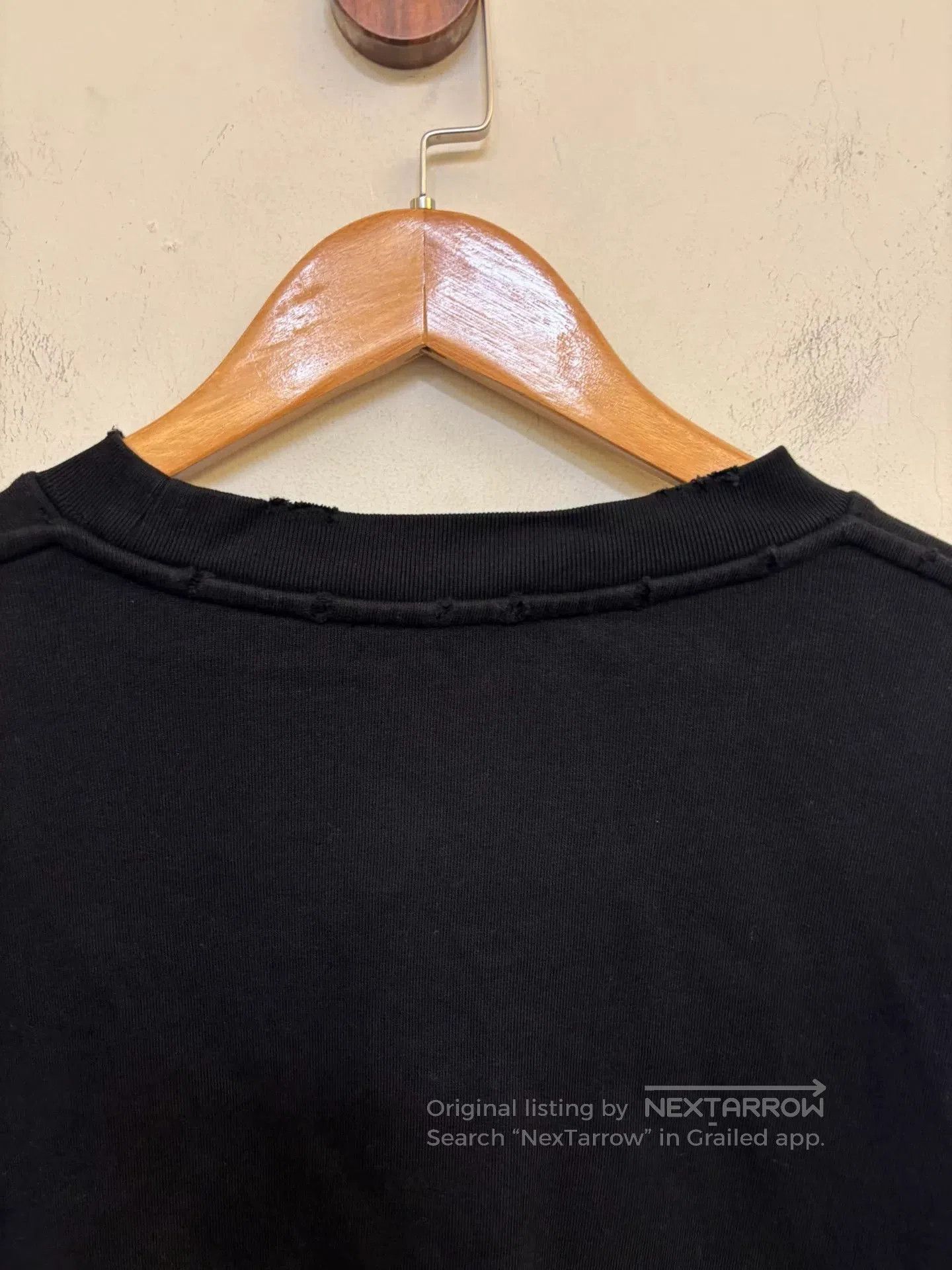 Raf Simons Raf Simons No Land Distressed Sweatshirt. Size US XL / EU 56 / 4 - 8 Thumbnail