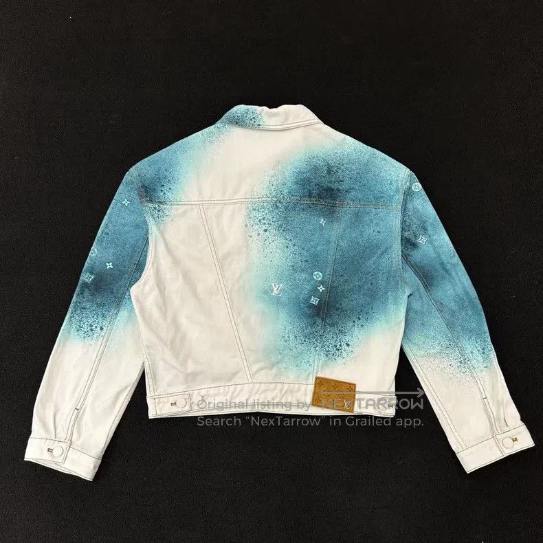 Louis Vuitton Louis Vuitton Starry Sky Ink-splashing Denim Jacket Size US S / EU 44-46 / 1 - 2 Thumbnail