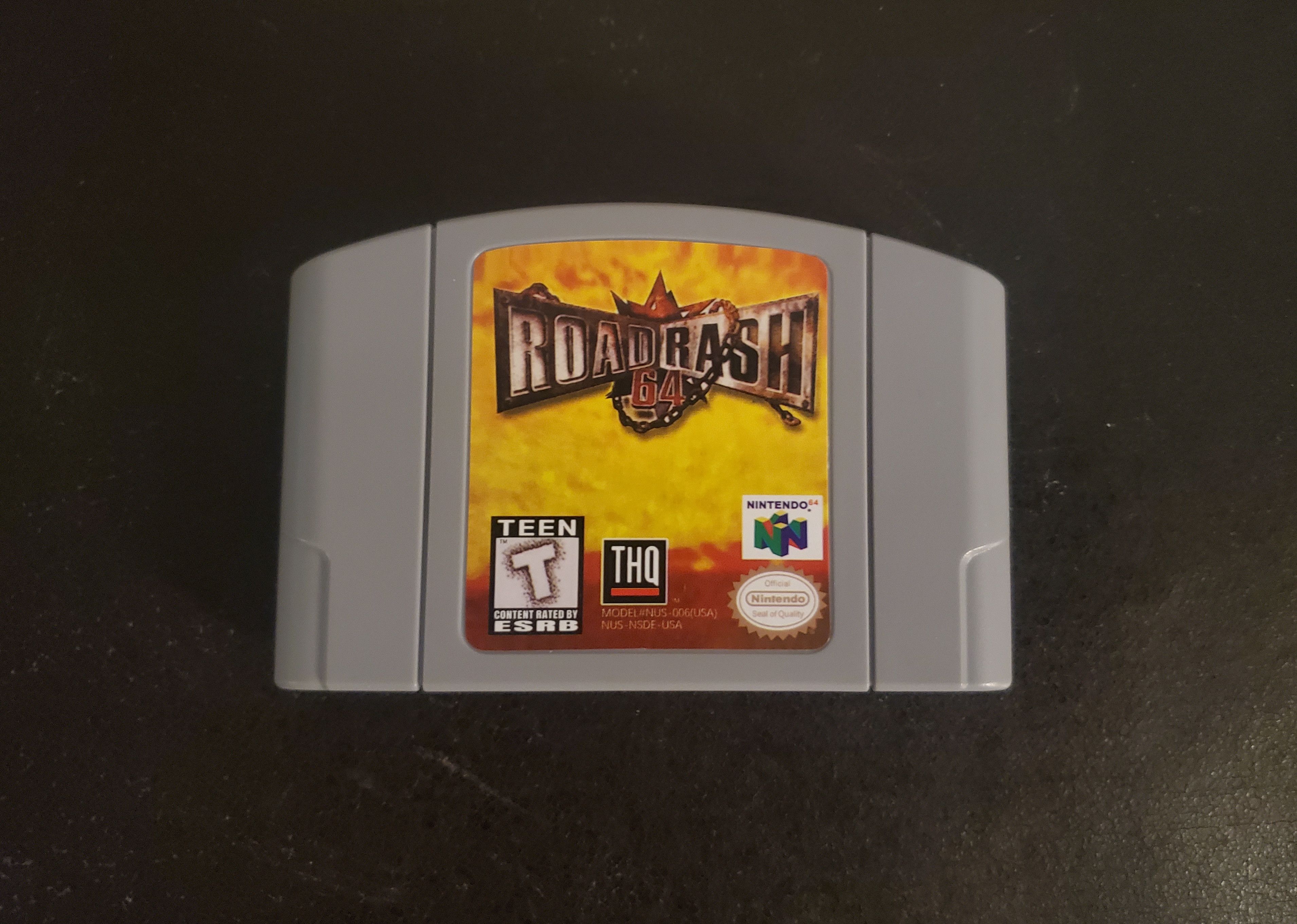 Nintendo Road Rash Nintendo 64 Video Game Cartridge Size ONE SIZE - 1 Thumbnail