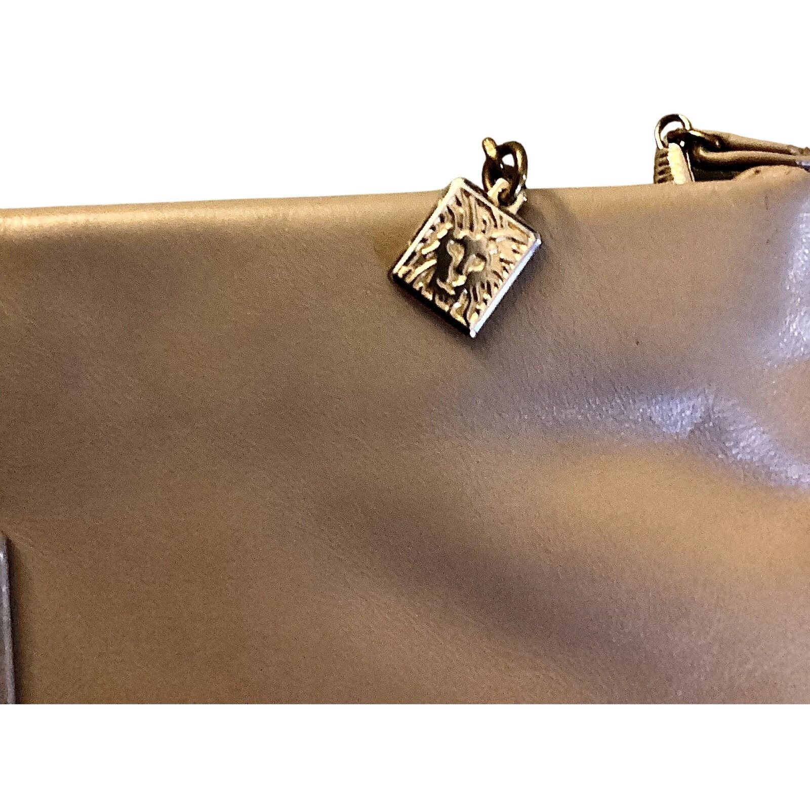 Anne Klein Vintage Anne Klein by Calderon Cream Leather Shoulder Bag Size ONE SIZE - 3 Thumbnail