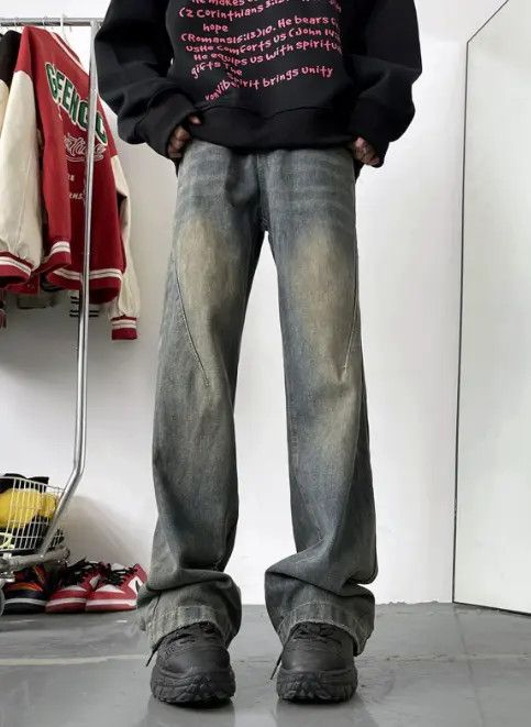 VIBE American retro street washed distressed jeans Size US 32 / EU 48 - 5 Thumbnail