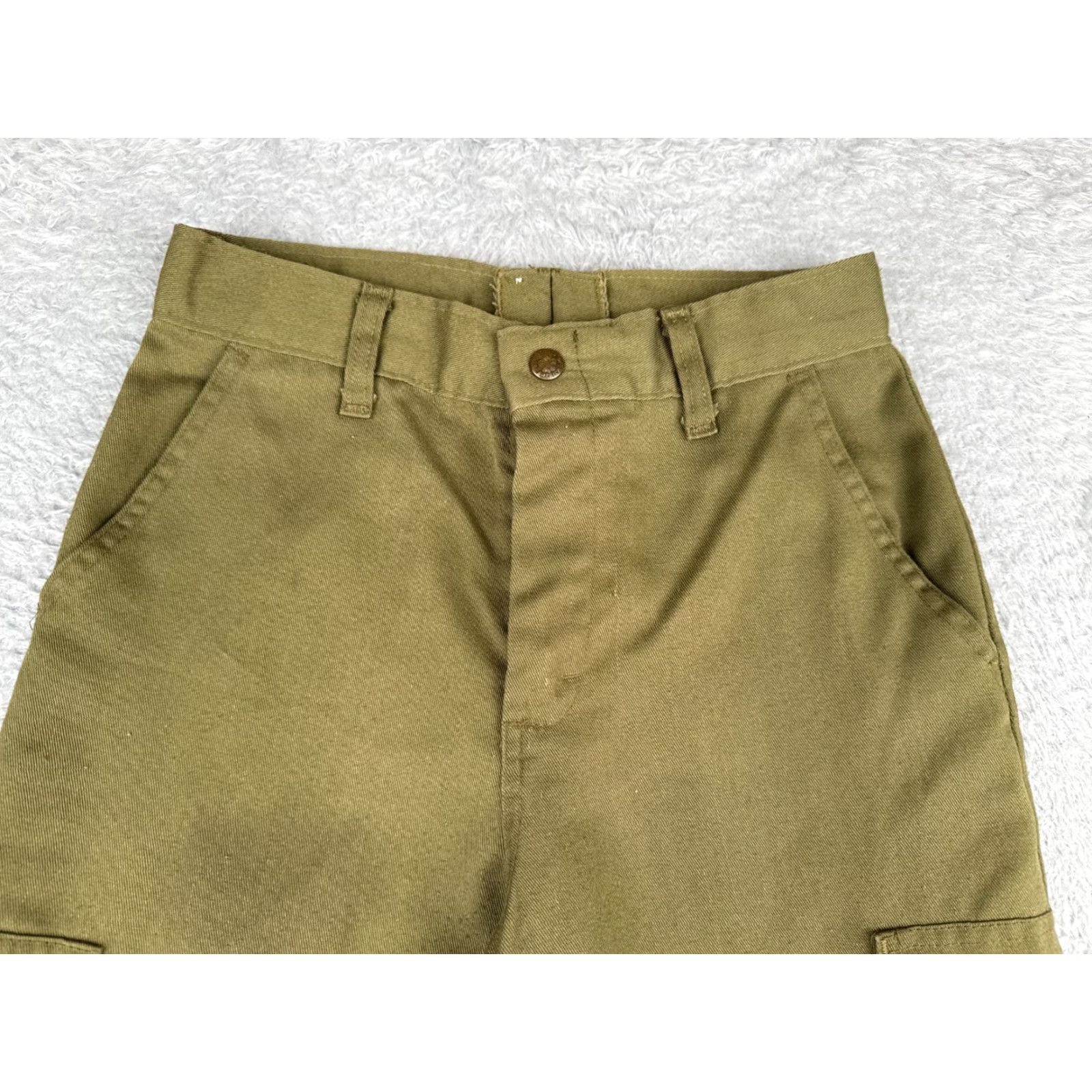 Vintage VINTAGE Boy Scouts Pants Boy Scouts of America Twill Cotton Green 27x27 Adult Mens Green Vintage Scout Pants 27x27 Size US 40 / EU 56 - 4 Thumbnail