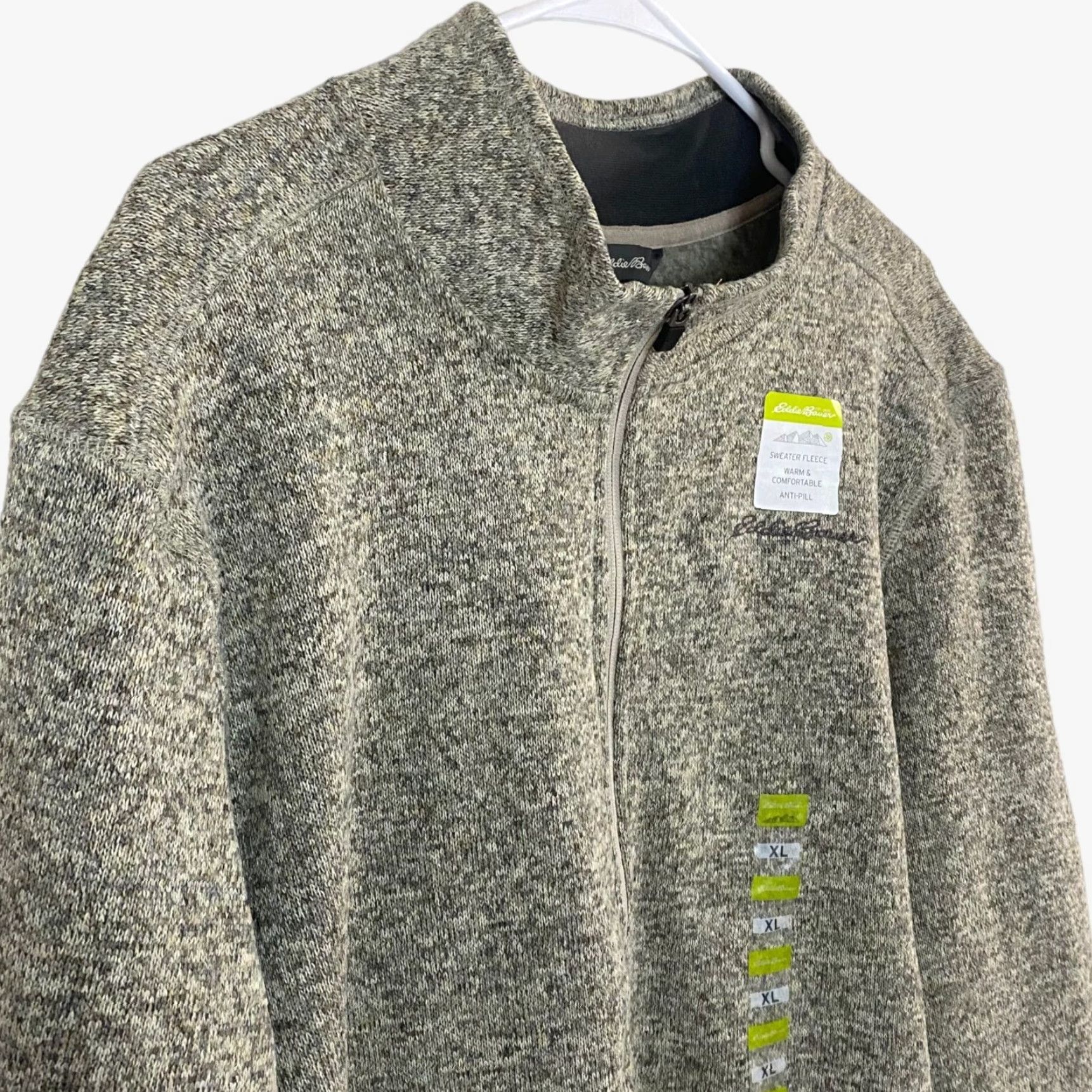 Eddie Bauer Eddie Bauer Radiator Fleece Sweater 1/4 Zip Pullover Mens XL Heather Gray New Size US XL / EU 56 / 4 - 5 Thumbnail