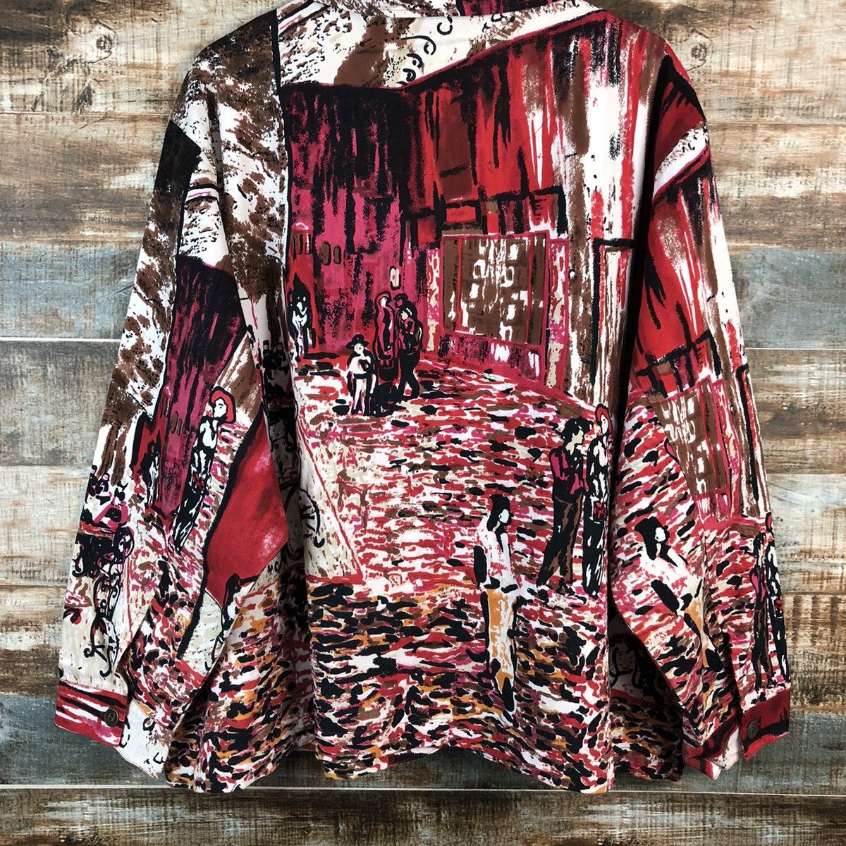 GRAFF DLL Graff Art vintage painter Red Shirt #A2554 Size US XXL / EU 58 / 5 - 17 Thumbnail
