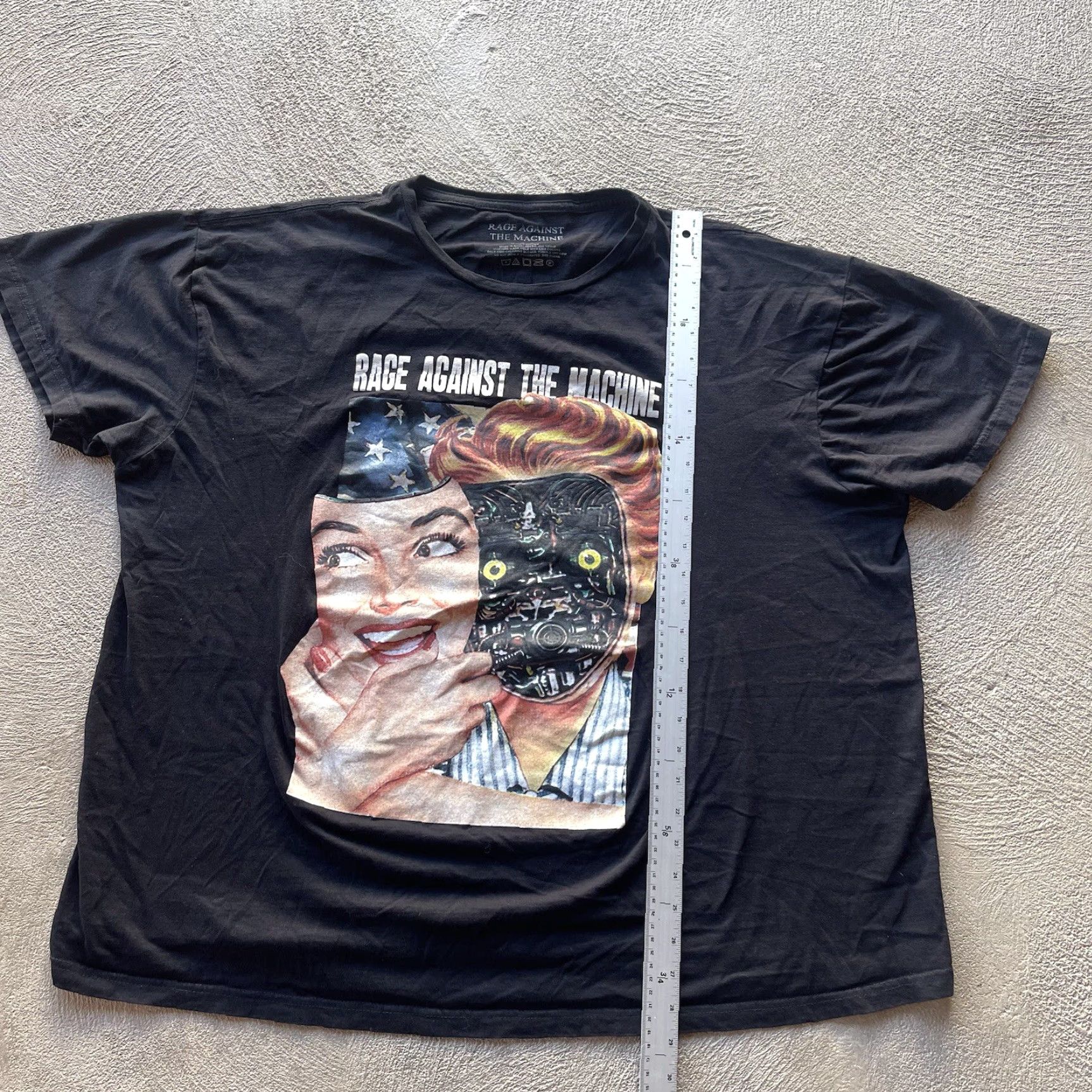 Orage Rage Against The Machine Shirt 3XL Black Public Service Tour 2022 Band Music Mens Size US XXL / EU 58 / 5 - 7 Thumbnail
