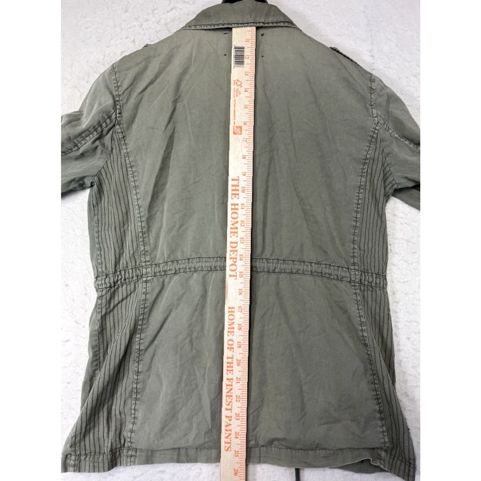 Vintage Lily Aldridge Velvet Military Jacket Green M Womens Cotton Velvet by Graham & Spencer Jacket Size M / US 6-8 / IT 42-44 - 4 Thumbnail