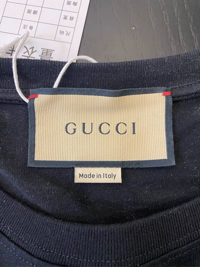 Gucci Gucci Black Flying Dragon Printed Short Sleeve 2504-Nextarr Size US XS / EU 42 / 0 - 4 Thumbnail