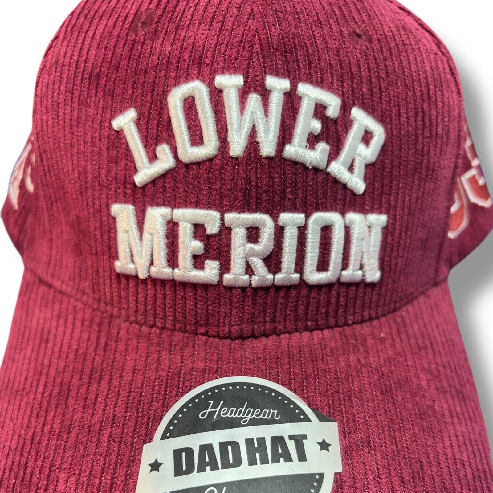 NBA Kobe Bryant Lower Merion #33 Snapback Hat Maroon Corduroy Size ONE SIZE - 2 Thumbnail