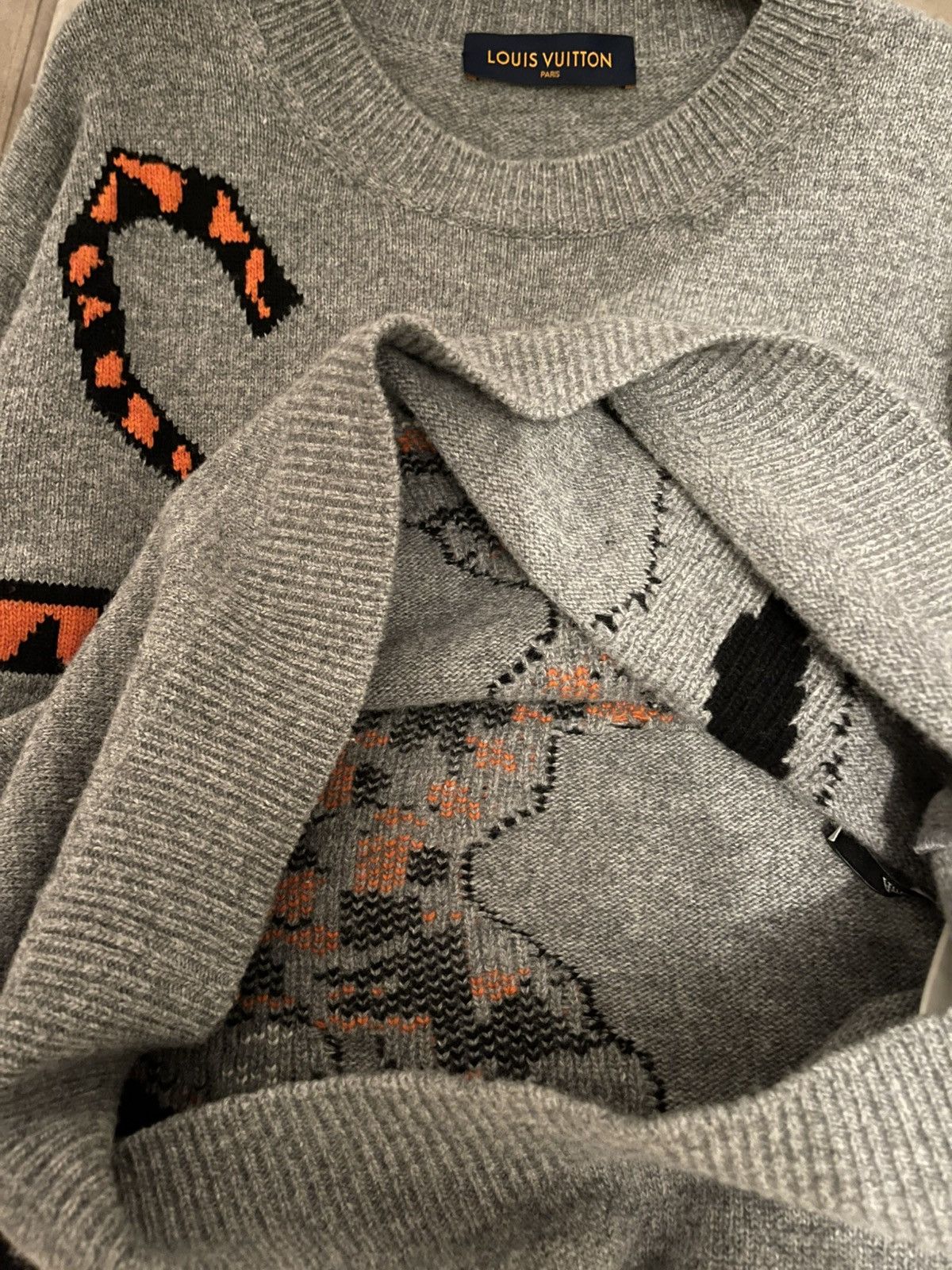Louis Vuitton Louis Vuitton Tiger Intarsia Pullover SS22 Virgil Abloh L Size US L / EU 52-54 / 3 - 4 Thumbnail