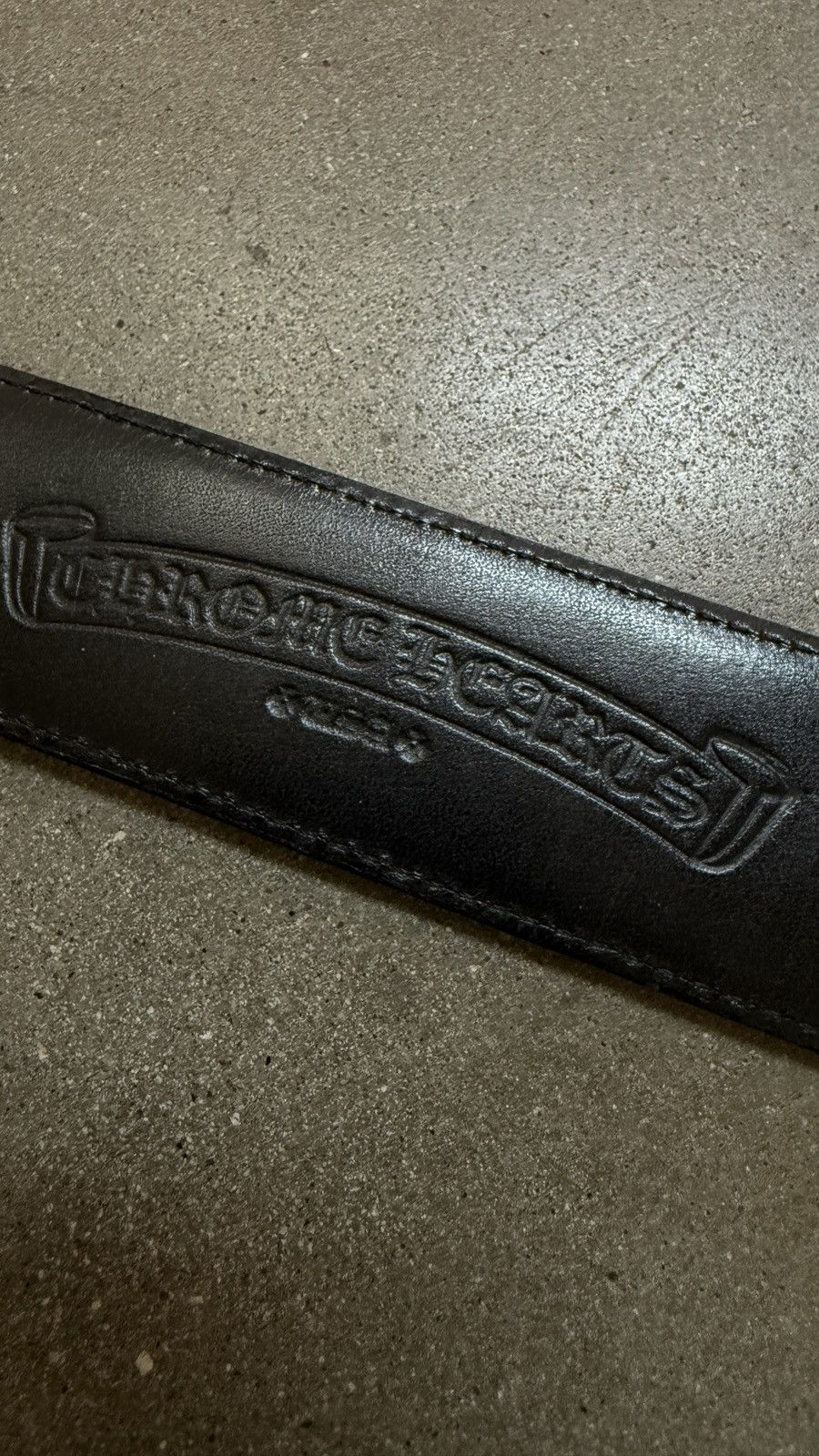 Chrome Hearts RARE! Chrome Hearts Black Leather Gunslinger Belt Size 38 - 7 Thumbnail