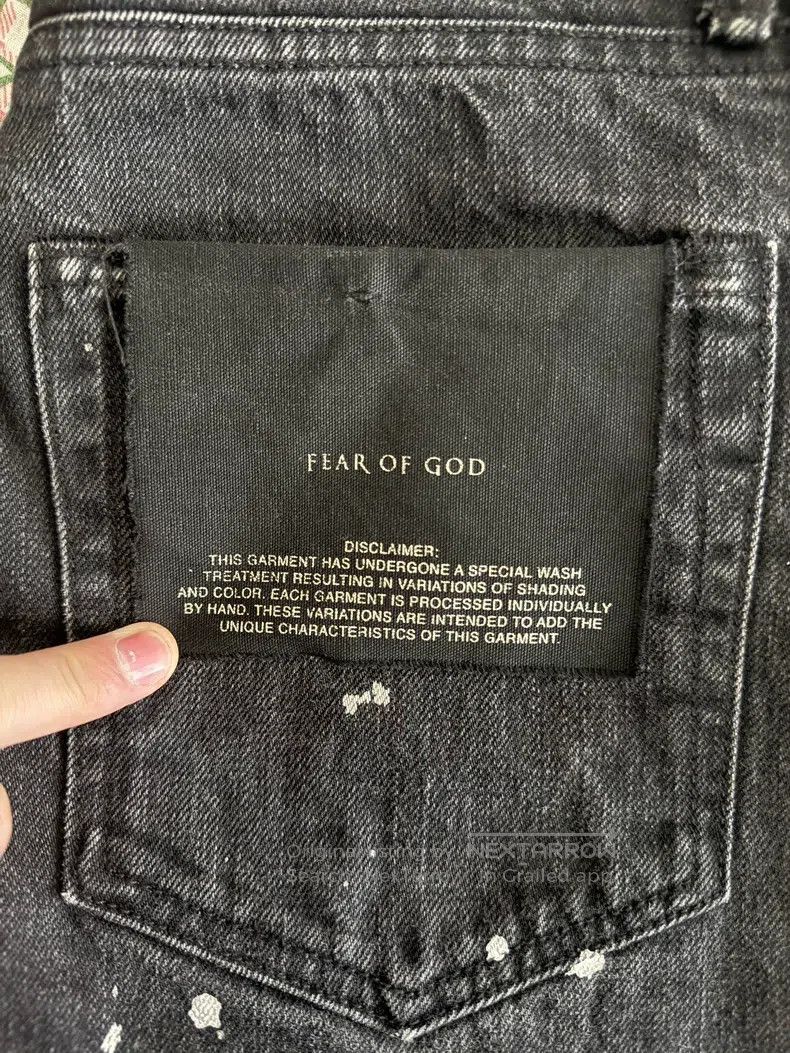 Fear of God Fear of God 5th black splash ink Size US 31 - 6 Thumbnail