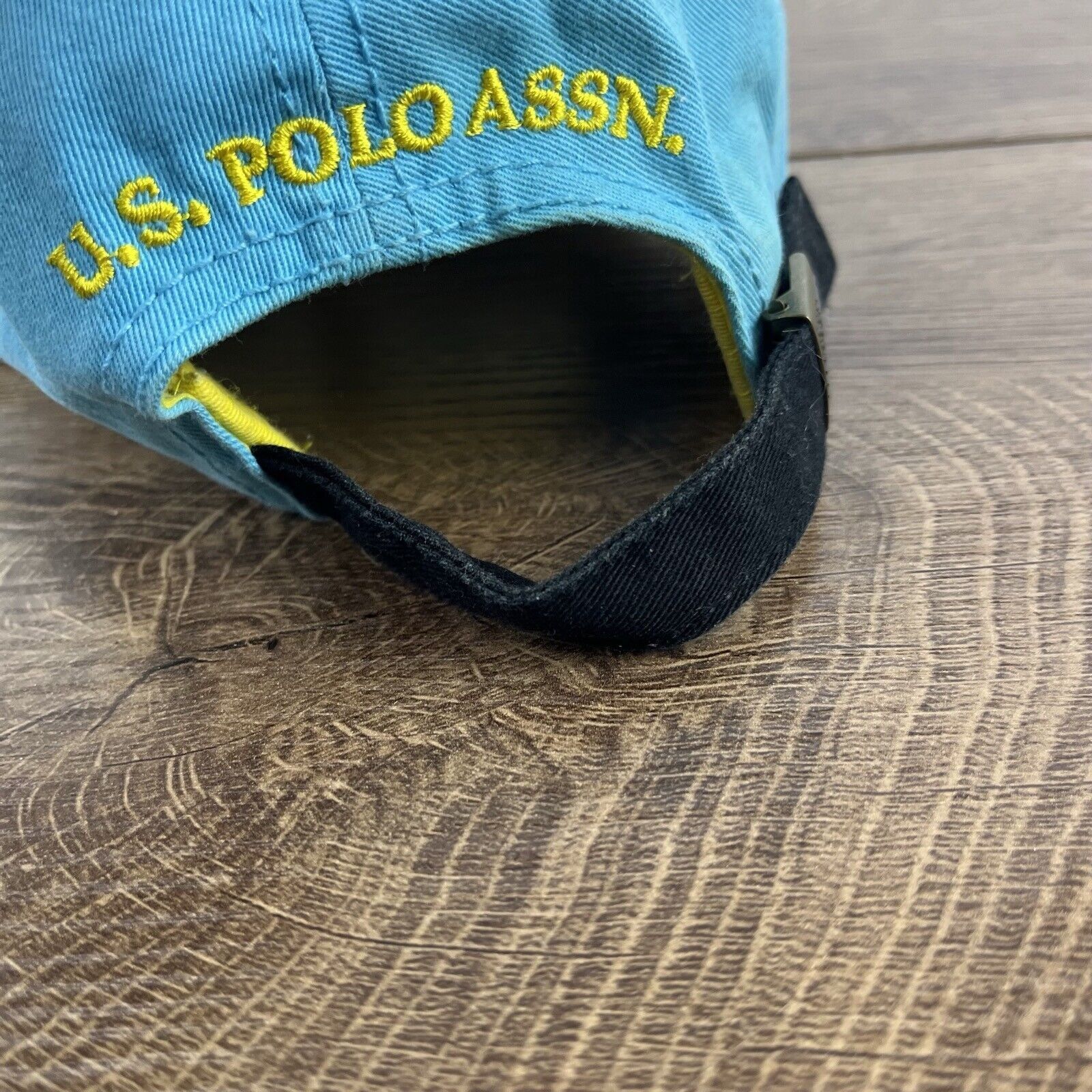 Other US Polo Assn. Hat Yellow Light Blue Adjustable Hat Blue Adul Size ONE SIZE - 11 Thumbnail