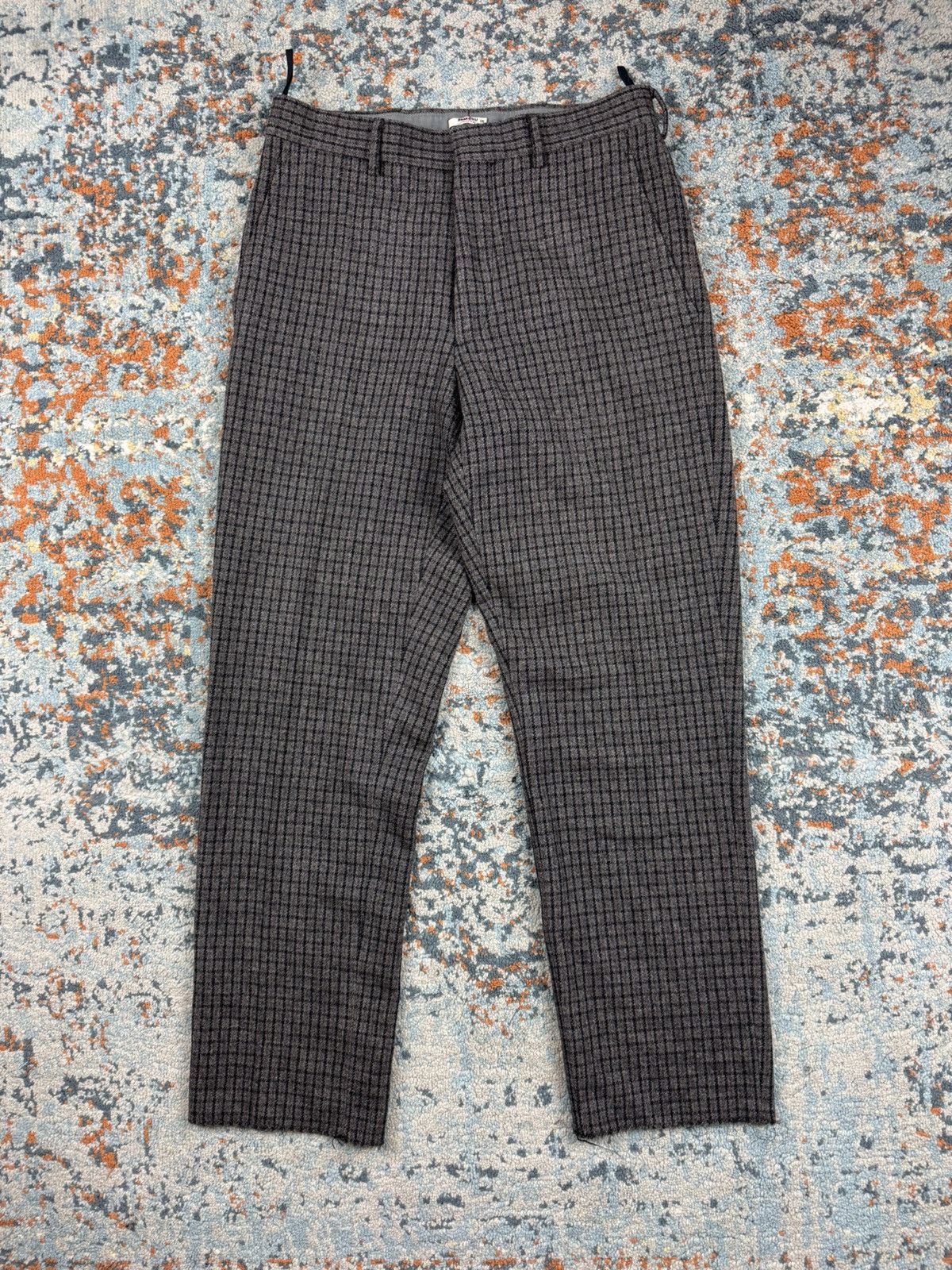 Designer × Miu Miu × Vintage Vintage y2k Miu Miu tweed checked wool cashmere pants Size 25" / US 0 / IT 36 - 1 Thumbnail