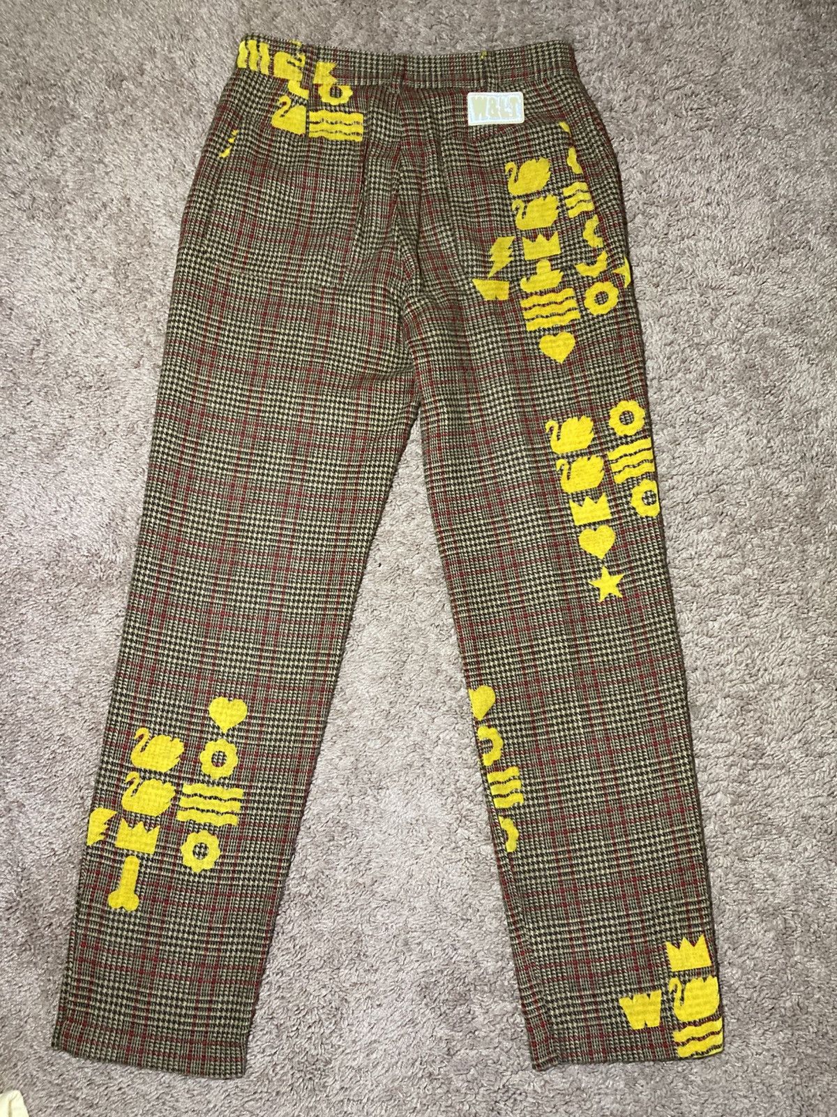 W&LT × Walter Van Beirendonck AW96 W&LT Penis Plaid Pants Wonderland Check 90s 1996 Walter Size US 30 / EU 46 - 6 Thumbnail