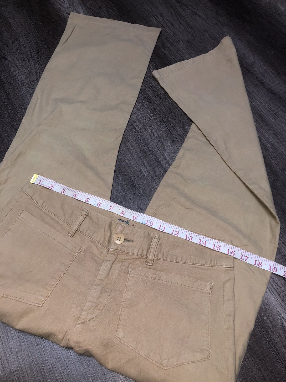 45rpm × Japanese Brand × Kapital Vintage 45rpm Khakis Bush Pants Design Unisex Size US 32 / EU 48 - 4 Thumbnail