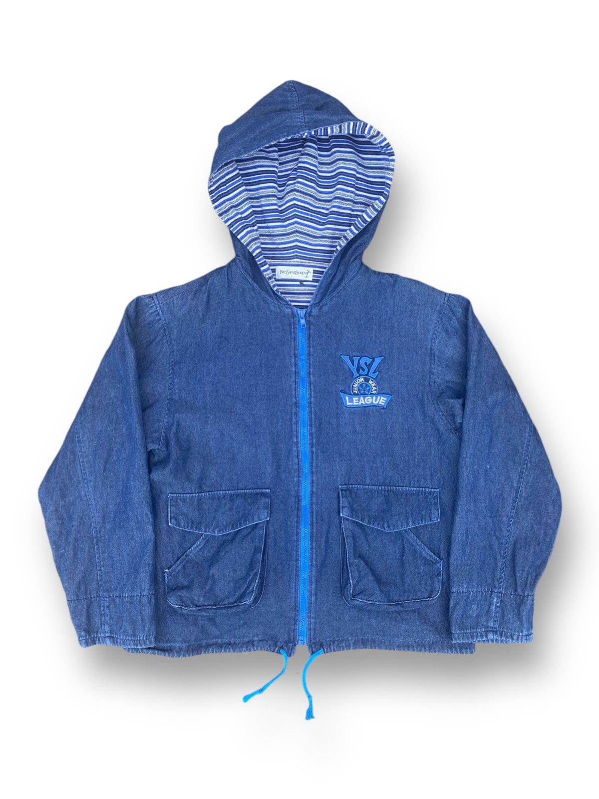 Designer × Yves Saint Laurent Vintage Yves Saint Laurent Hoodies Kids Size. #D7 Size US S / EU 44-46 / 1 - 1 Thumbnail