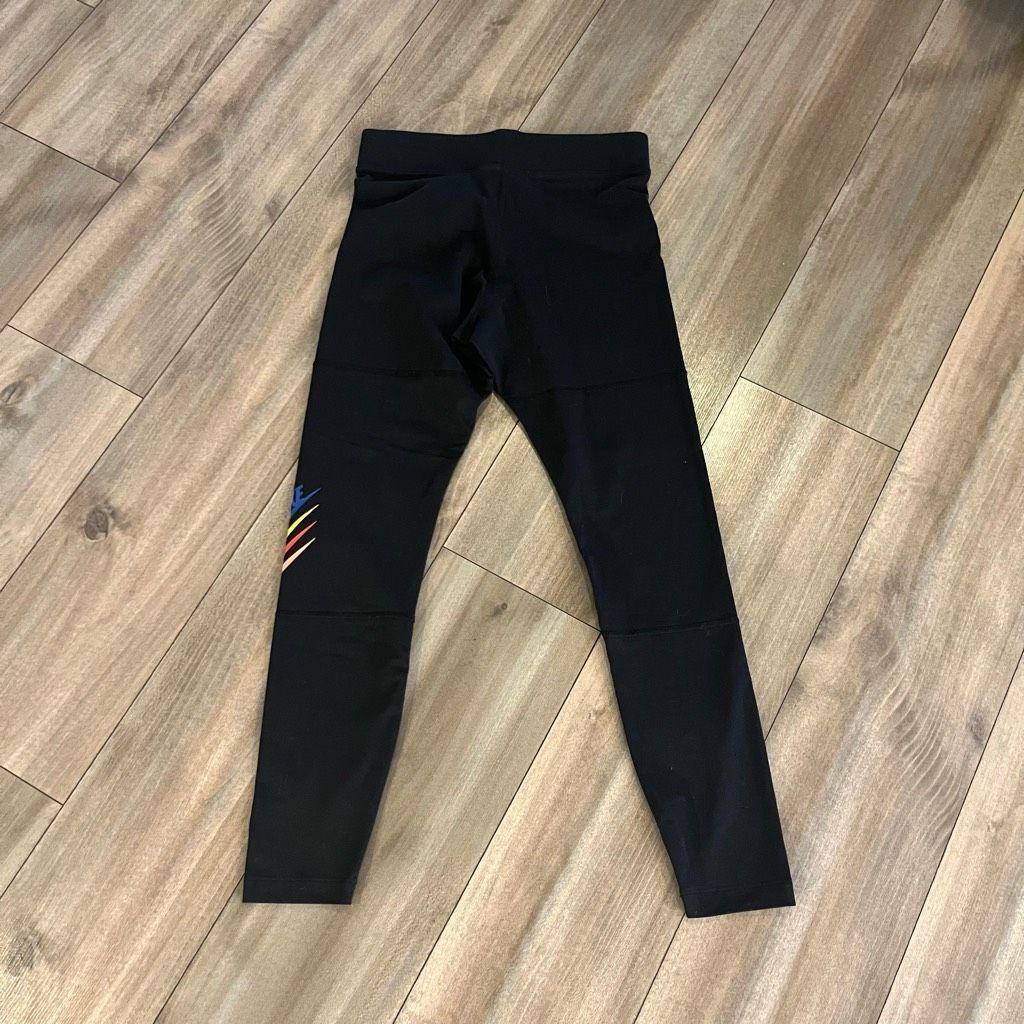 Nike Nike Black Athletic Workout Leggings Women Medium Size 28" / US 6 / IT 42 - 5 Thumbnail