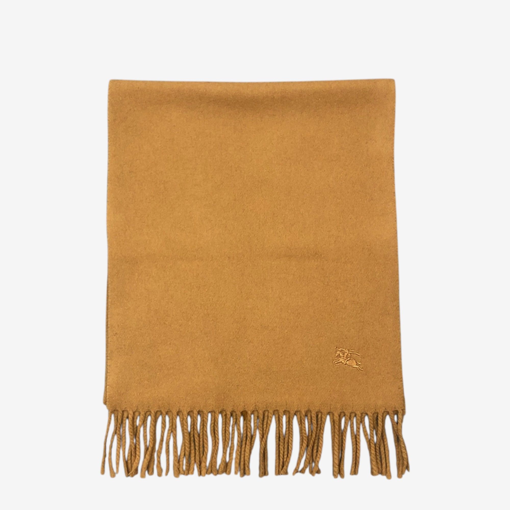 Burberry Vintage Burberrys Scarf Muffler Wool Winter Fringe Scarves Size ONE SIZE - 2 Thumbnail