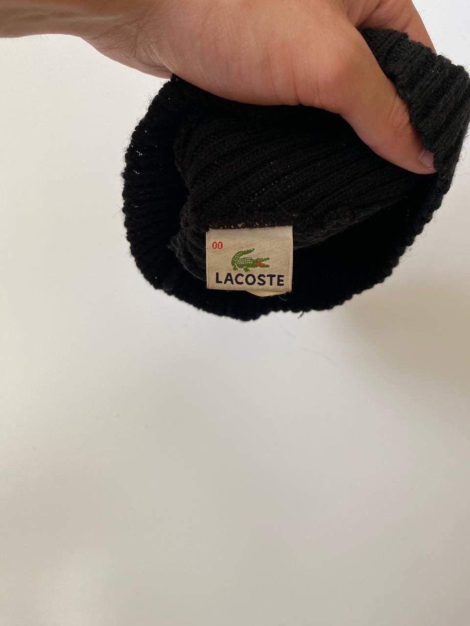 Lacoste Vintage Lacoste Winter hat OS Wool Size ONE SIZE - 2 Thumbnail