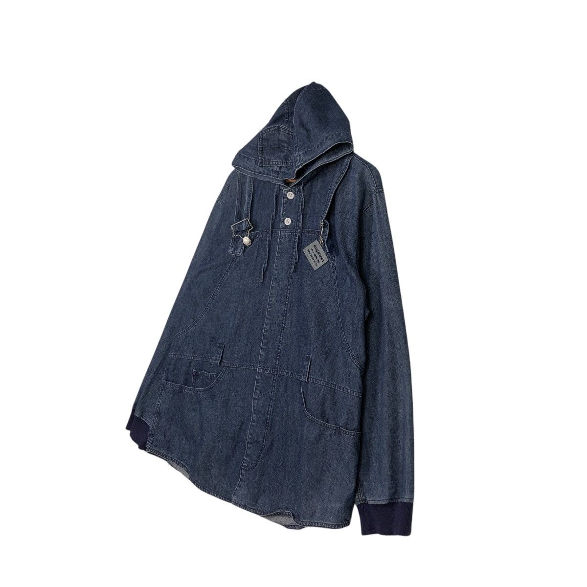 Japanese Brand 📌Vintage Biker Denim Jacket Drug Store's Big Logo Design Size US M / EU 48-50 / 2 - 3 Thumbnail