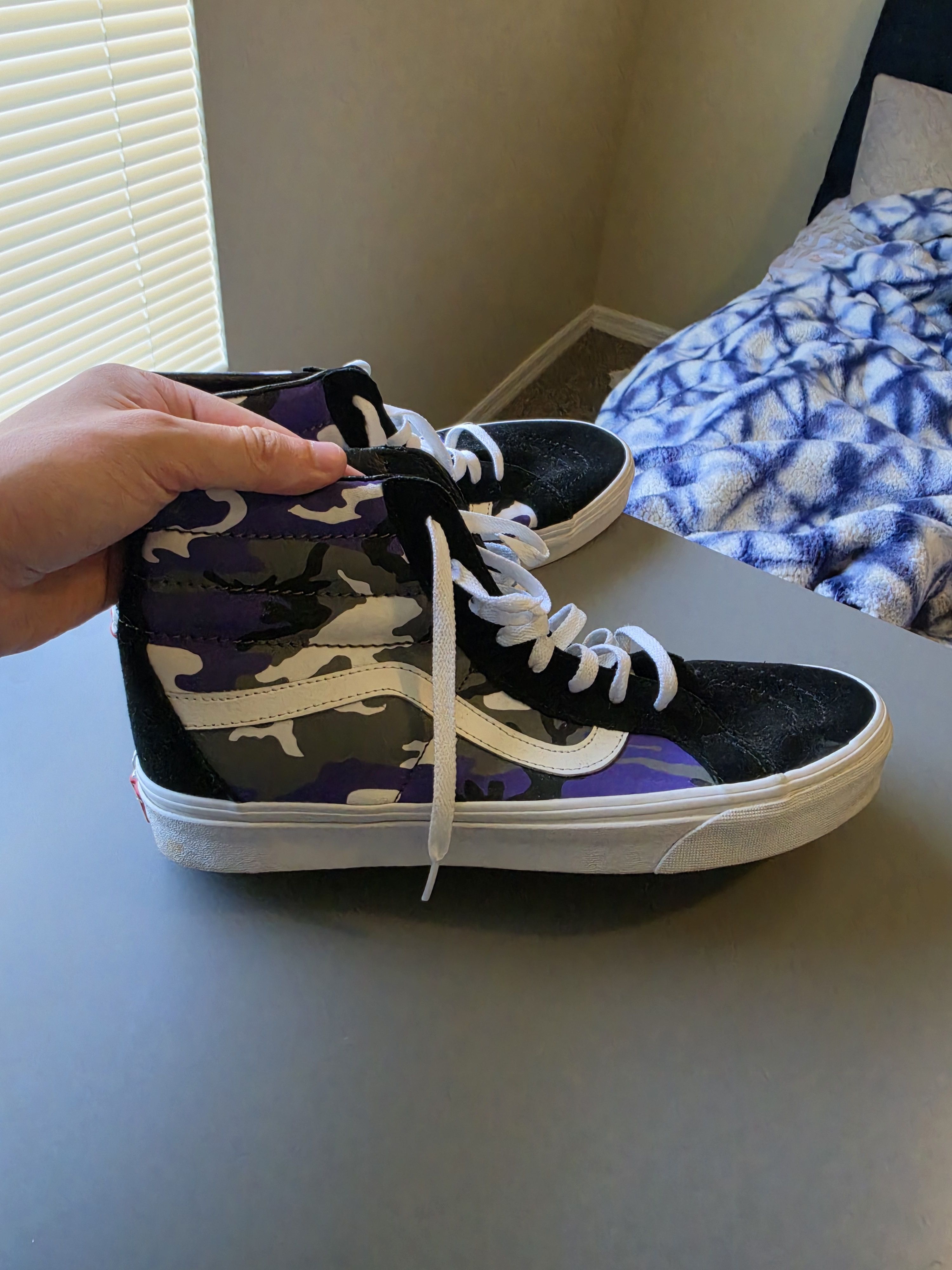 Vans Vans Hightop Sneakers Purple Camo Size 12 Size US 12 / EU 45 - 4 Thumbnail