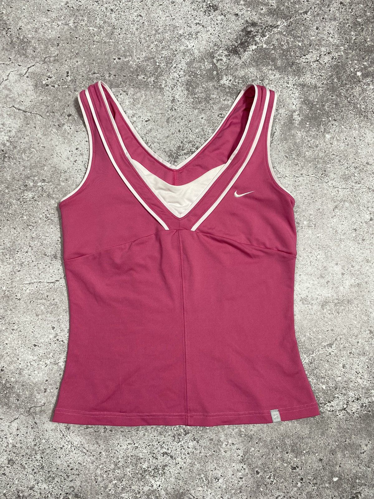 Nike × Vintage Vintage NIKE Tennis pink Size S / US 4 / IT 40 - 1 Thumbnail