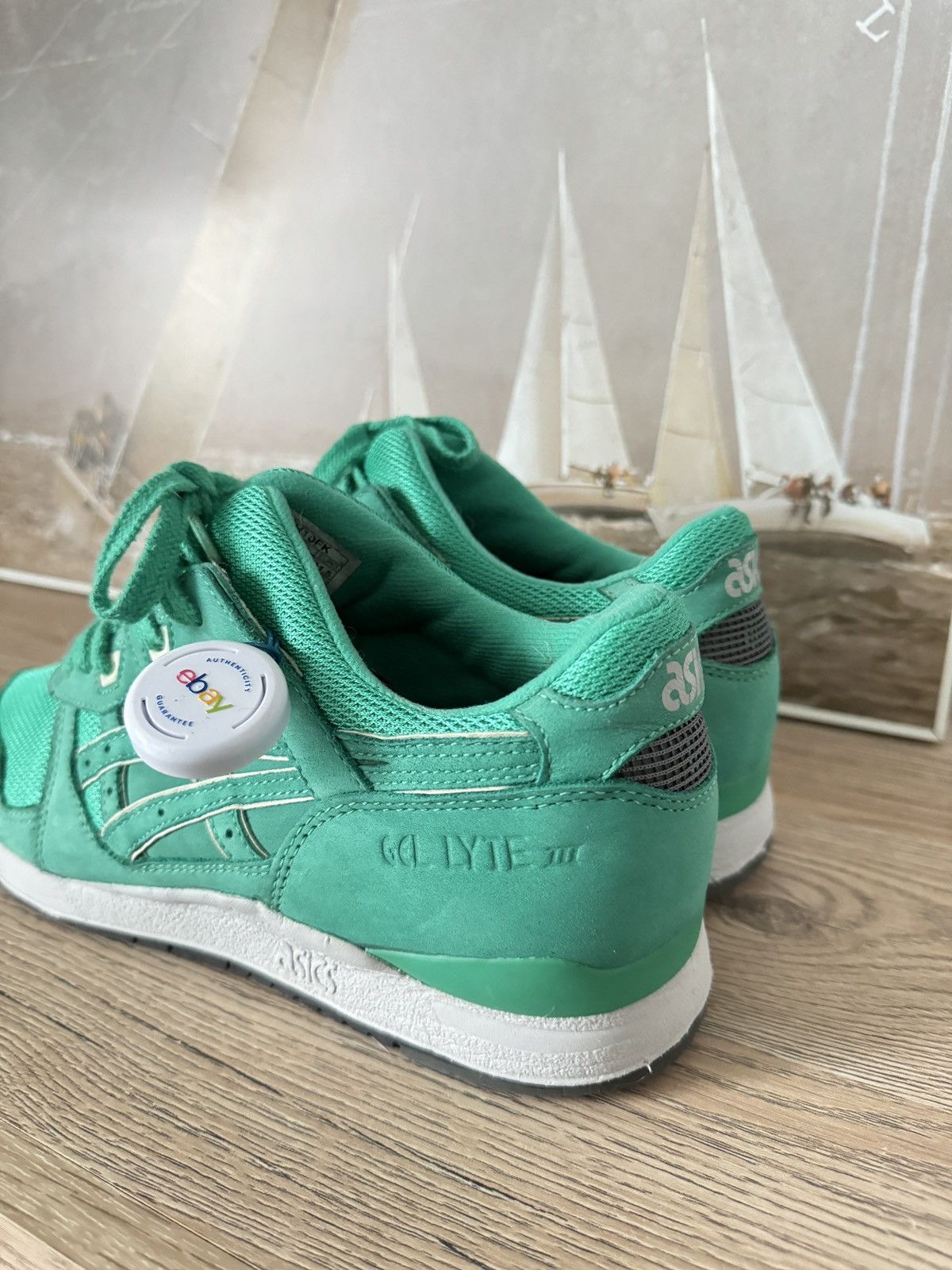 Asics ASICS x Ronnie Fieg Gel Lyte 3 ‘Mint Leaf’ H10FK Size US 9 / EU 42 - 5 Thumbnail