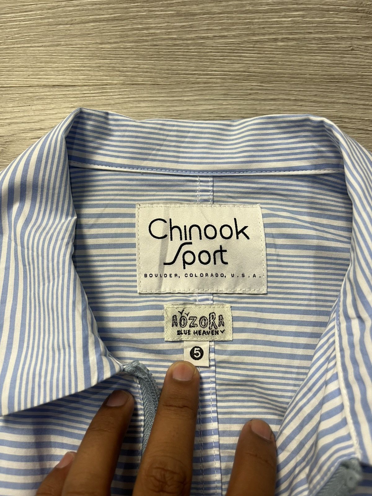 Japanese Brand Aozora blue heaven Big Pocket junya Watanabe Style overshirt Size US XL / EU 56 / 4 - 8 Thumbnail