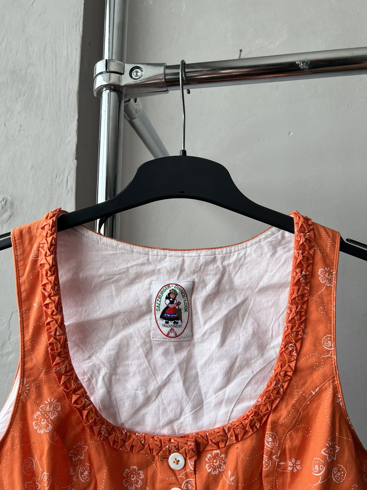 Vintage 1960/70/80 SALZBURGER DIRNDL TRADITION OKTOBERFEST DRESS L Size L / US 10 / IT 46 - 6 Thumbnail