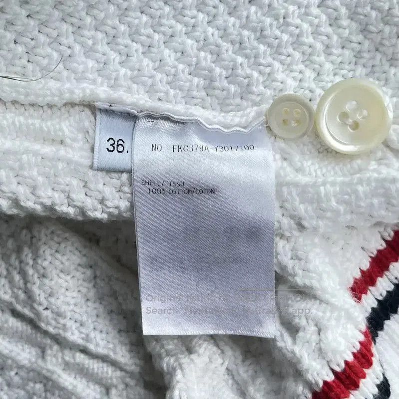 Thom Browne Thom Browne White Short Sleeve Sweater . Size XXS / US 00 / IT 34 - 7 Thumbnail