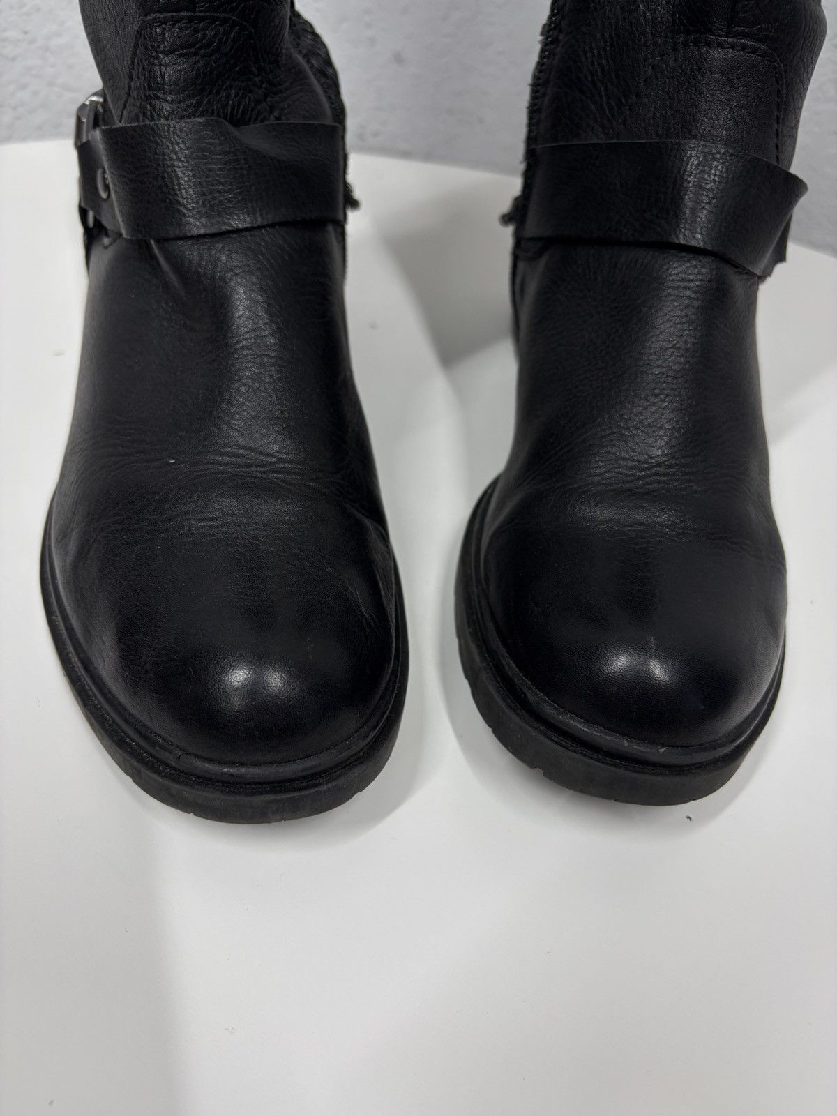 If Six Was Nine Vintage 00s Black Leather Side Zip Boots Guidi Marsell Style Size US 7 / EU 40 - 8 Thumbnail